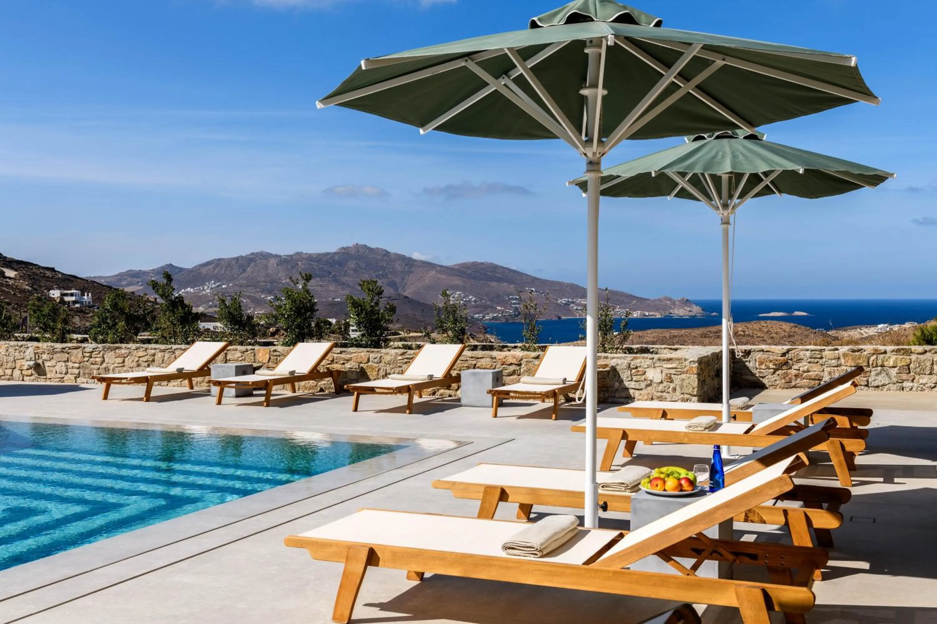 Swimming pool in Camarades Mykonos