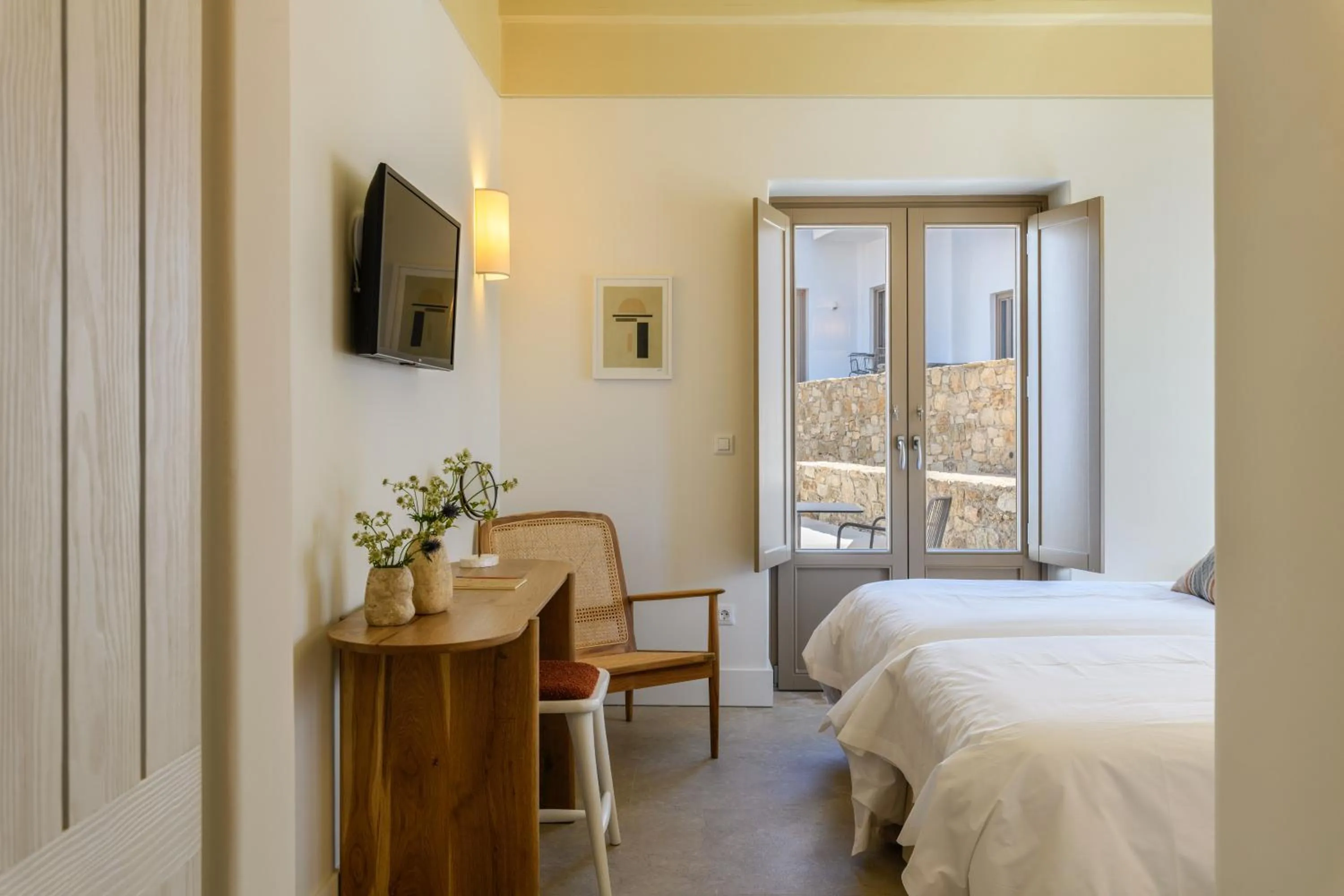 Bed in Camarades Mykonos