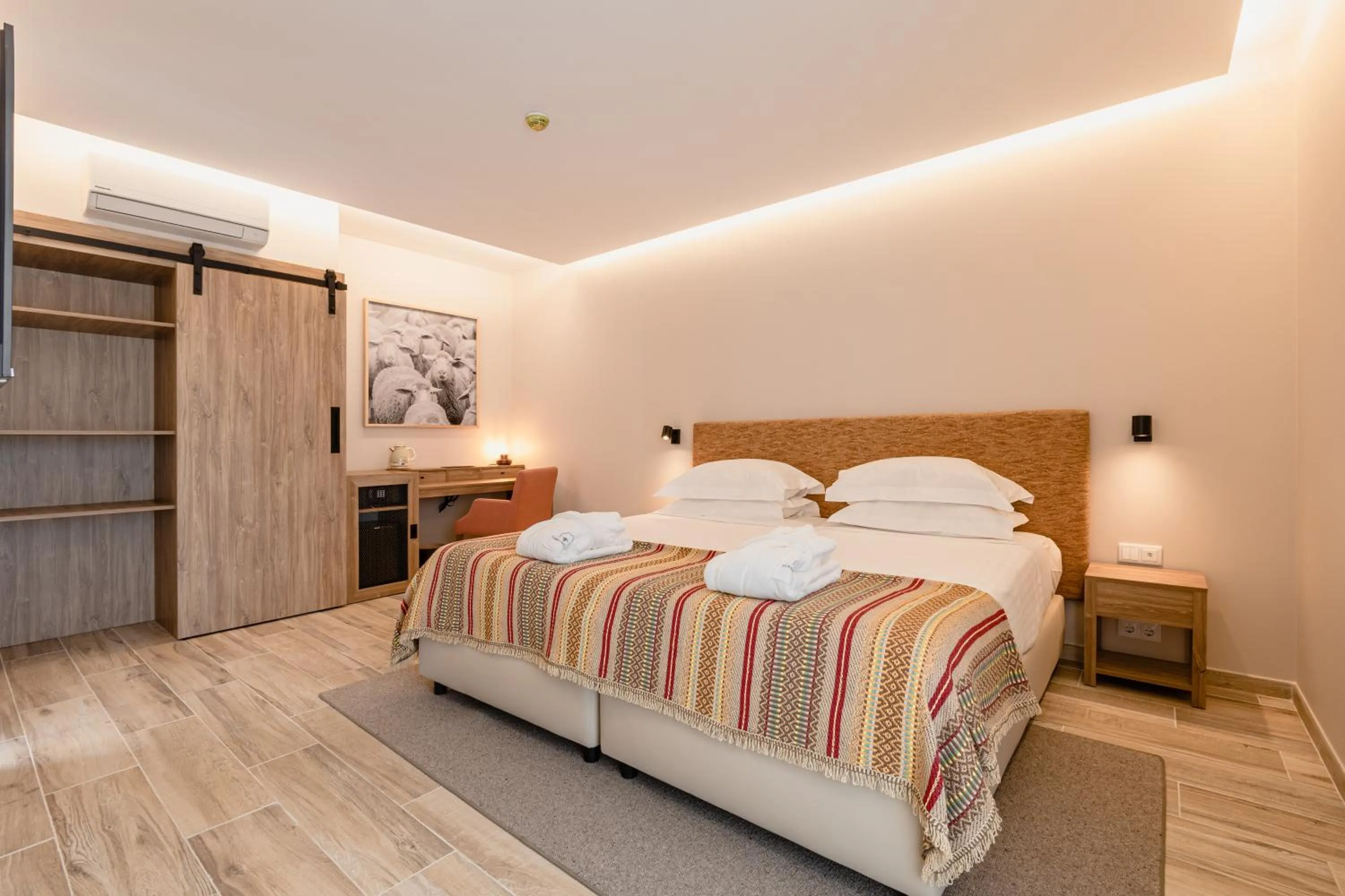 Bed in Sleep & Nature Hotel