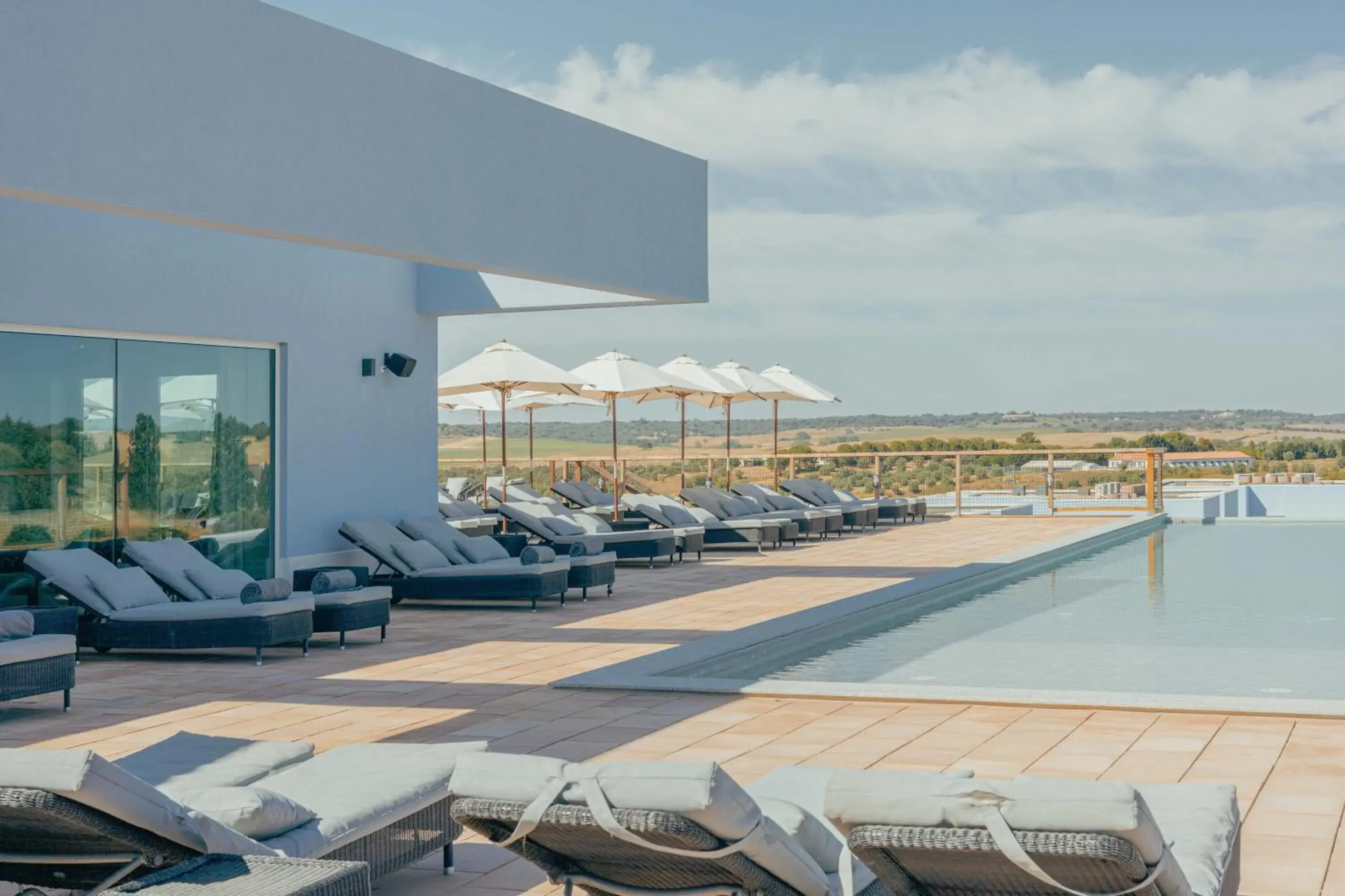 Swimming pool in Sleep & Nature Hotel Swimming pool in Sleep & Nature Hotel