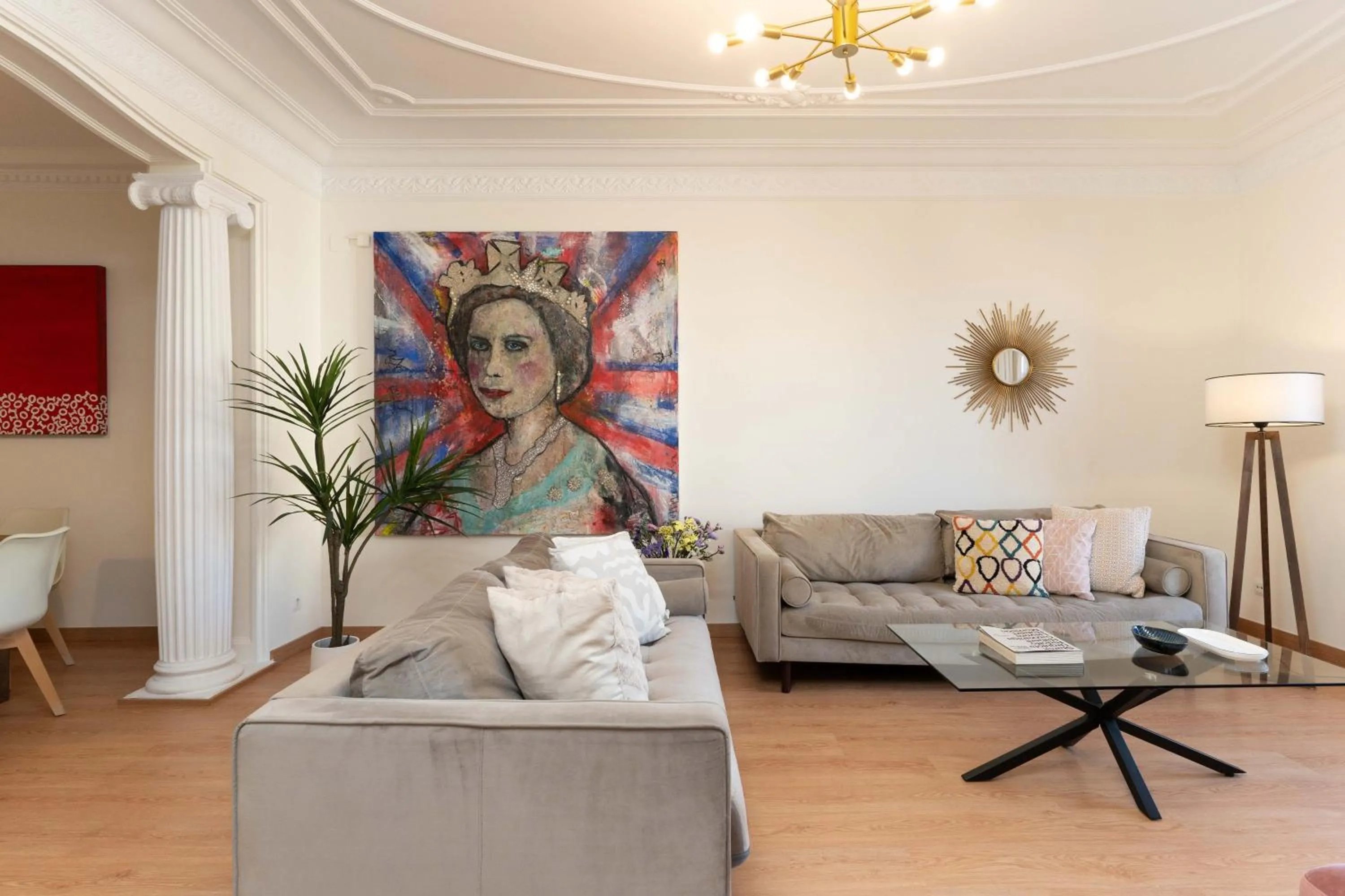 Living room in SibsBcn-Paseo de Gracia Luxury Exclusive Gaudí
