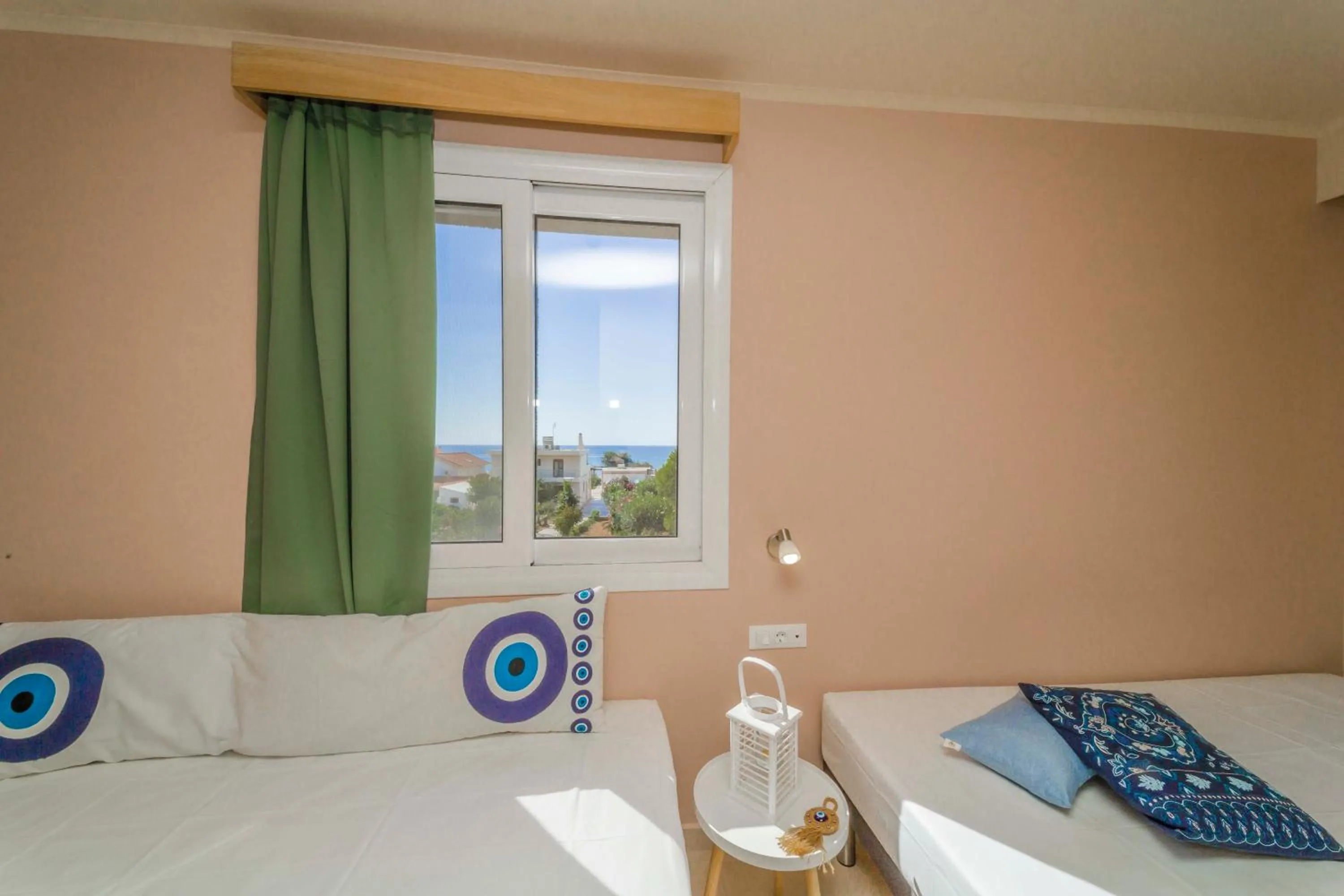 Bed in Amaryllis front beach hotel