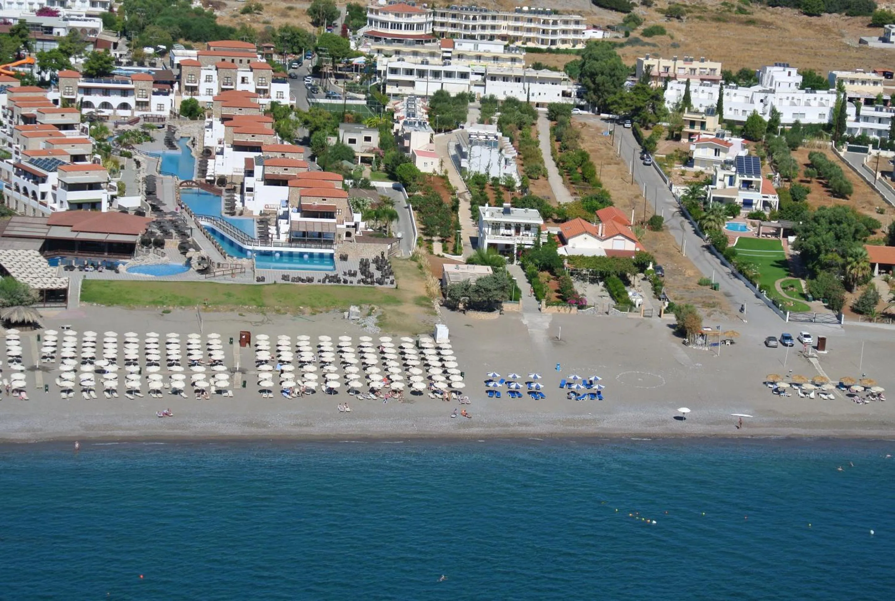 Bird's eye view in Amaryllis front beach hotel