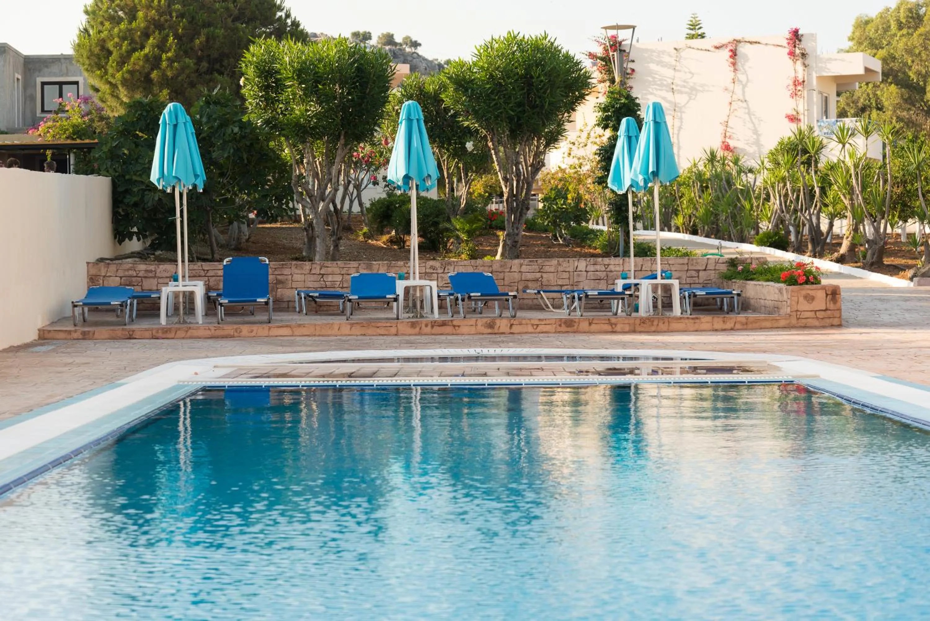 Swimming pool in Amaryllis front beach hotel