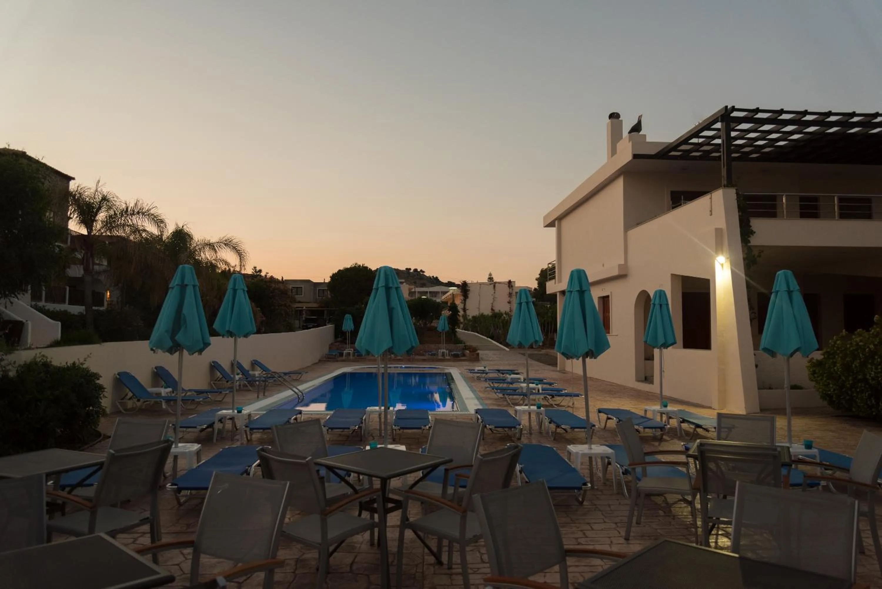 Swimming pool in Amaryllis front beach hotel