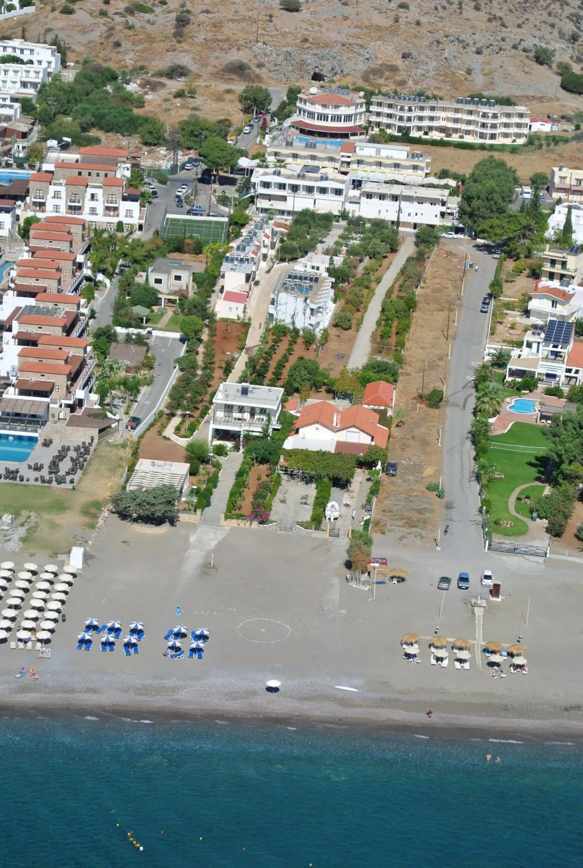 Bird's eye view in Amaryllis front beach hotel