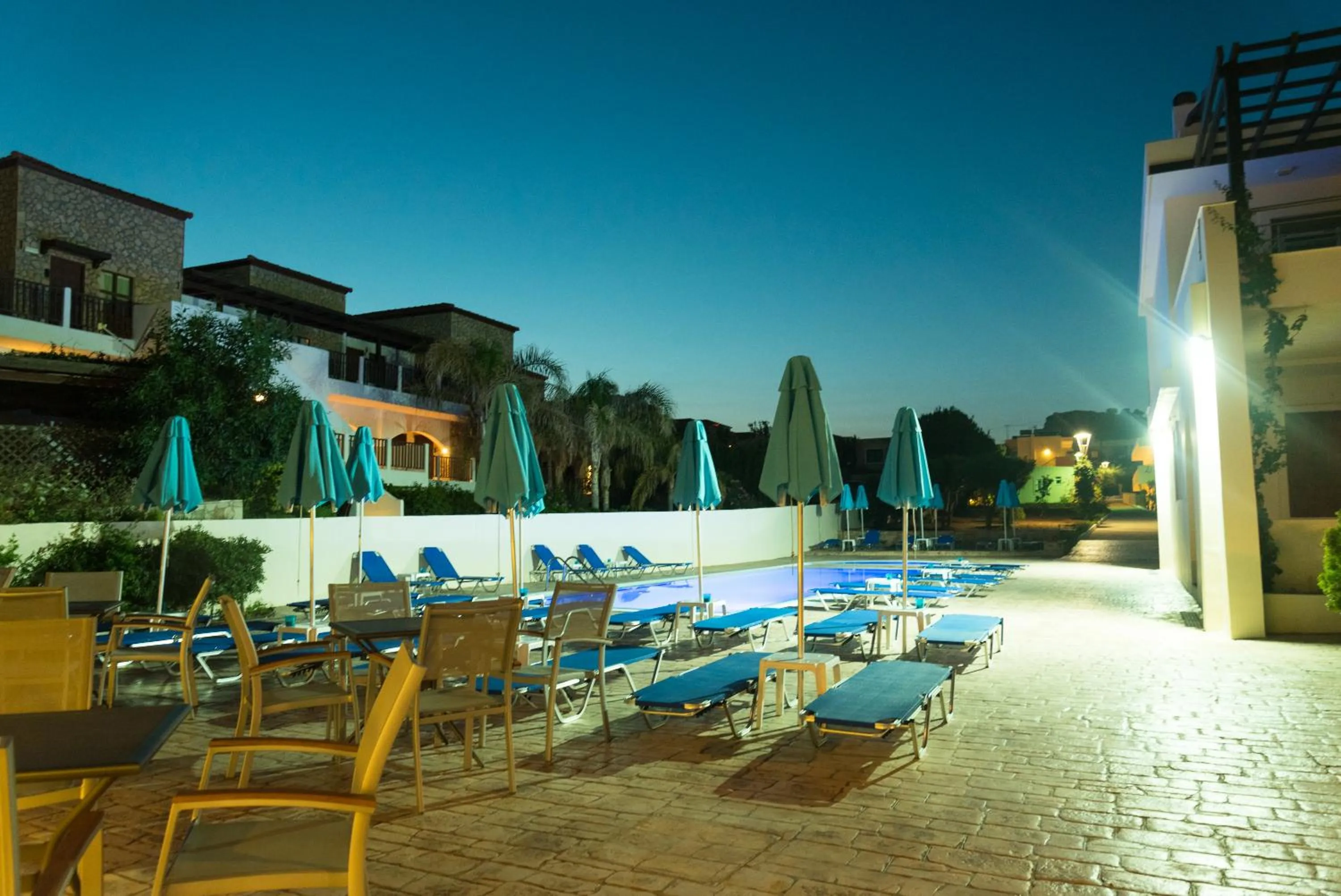 Night in Amaryllis front beach hotel