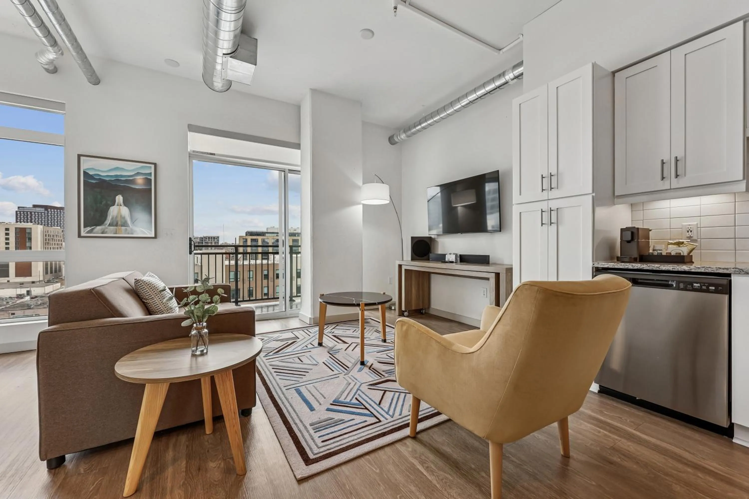 Living room in Sentral SoBro