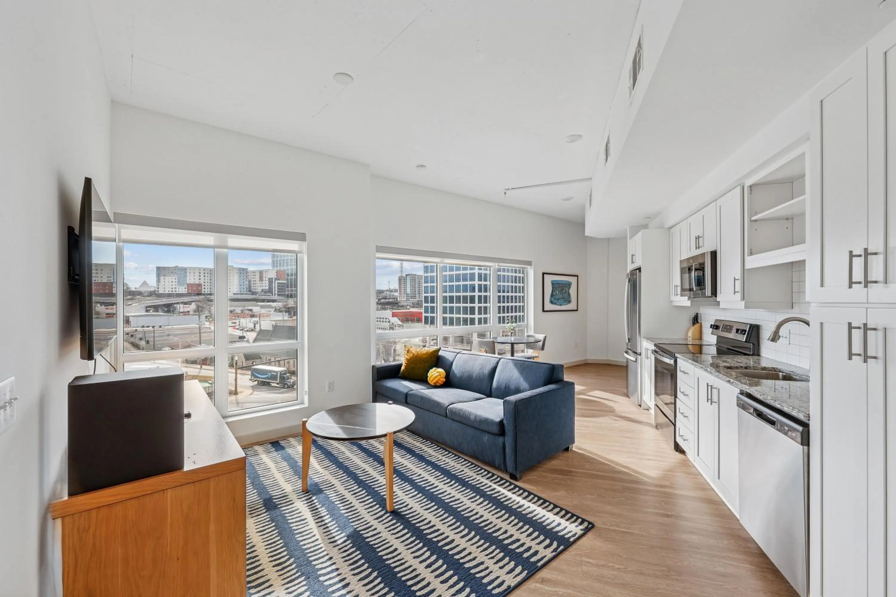 Living room in Sentral SoBro