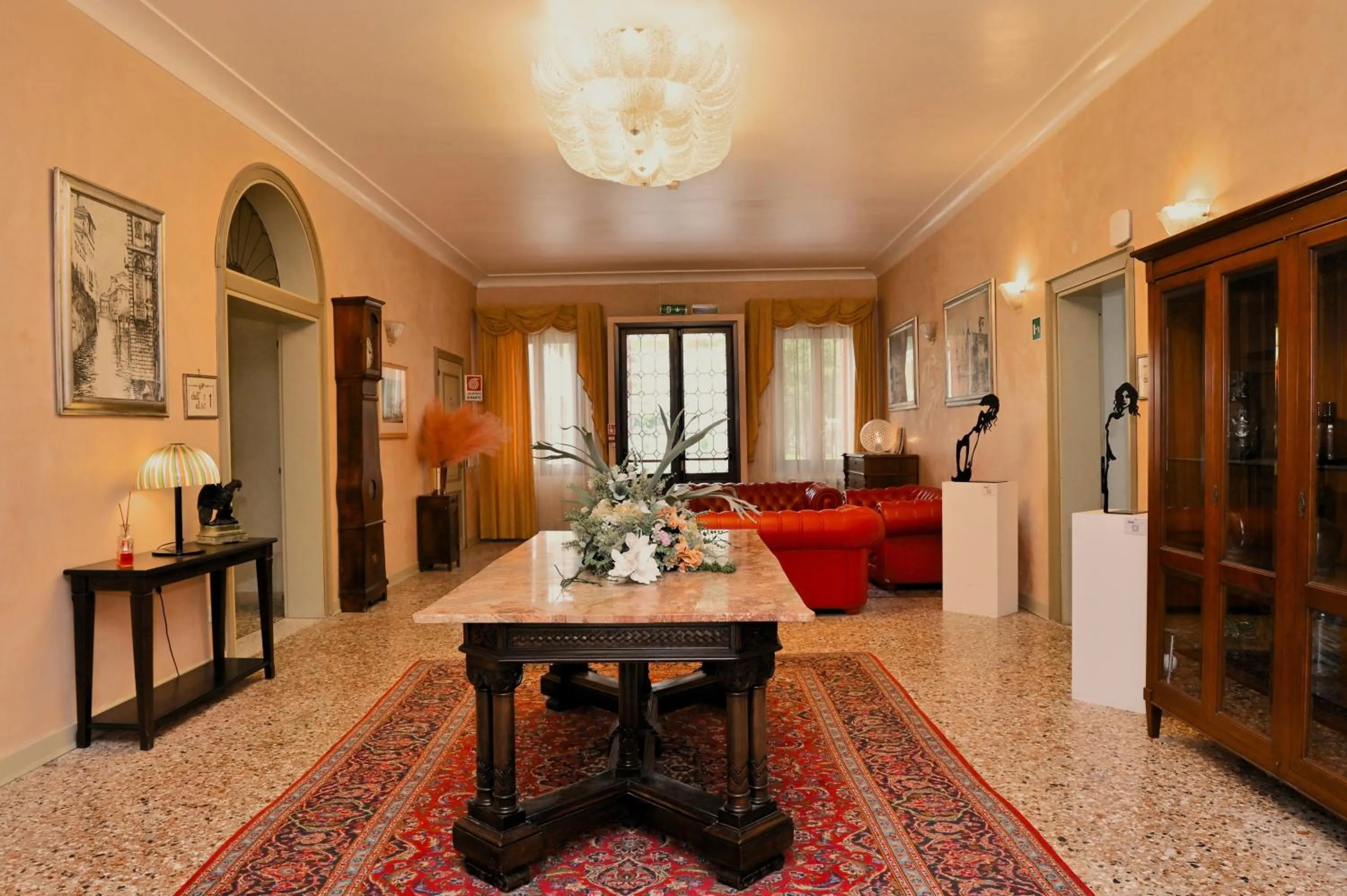 Lobby or reception in Hotel Villa Patriarca