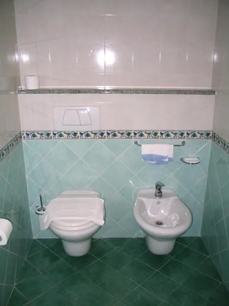 Toilet in Albergo Villa Hibiscus