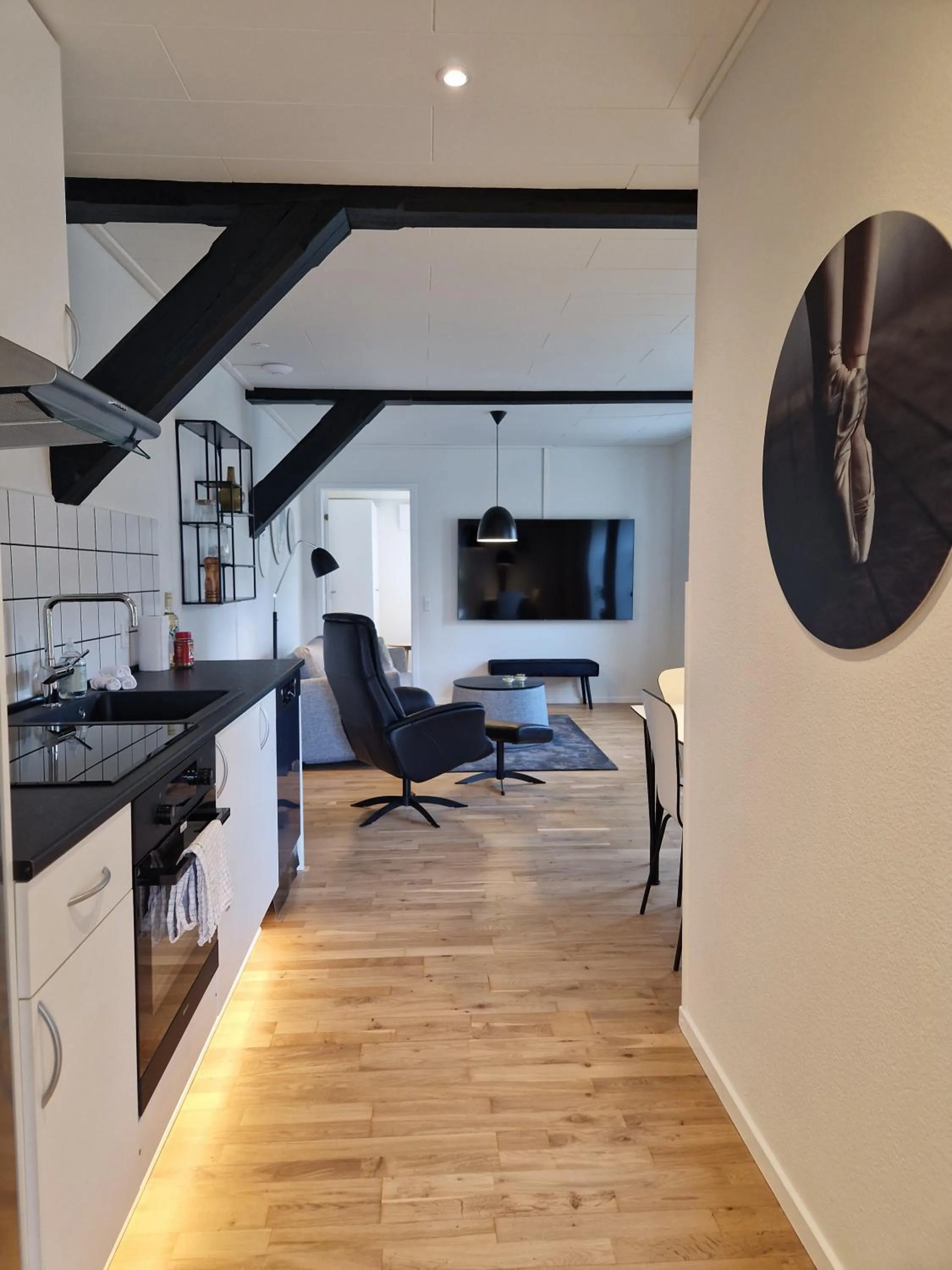 Kitchen or kitchenette in Guesthouse