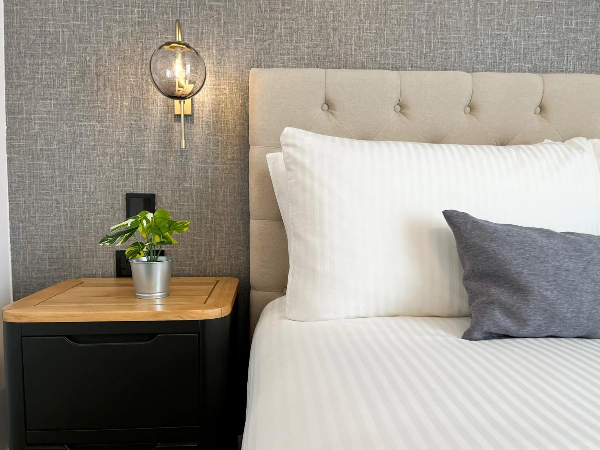 Bed in Sliema Studios