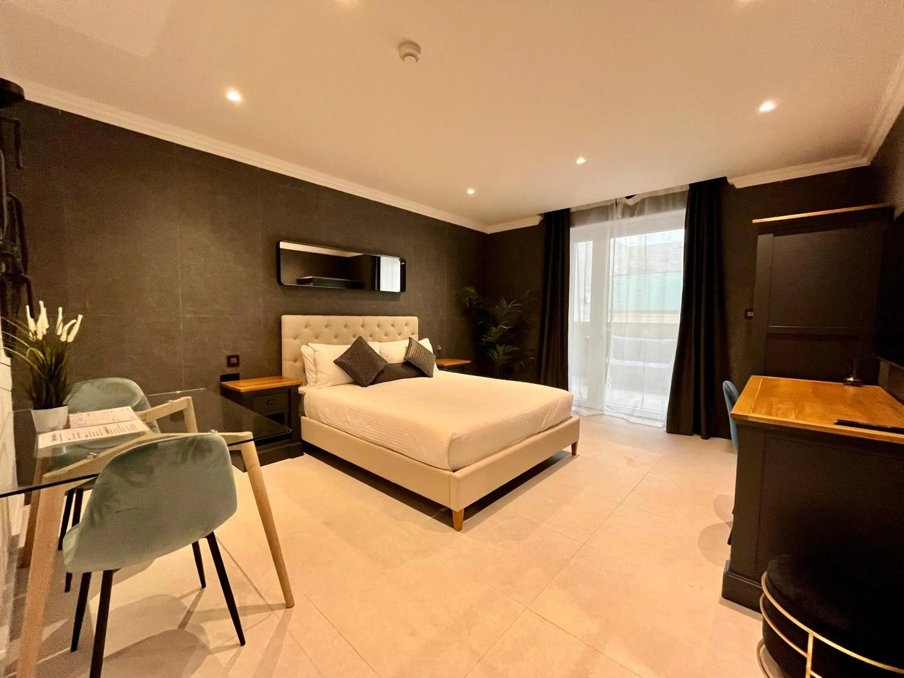 Bed in Sliema Studios