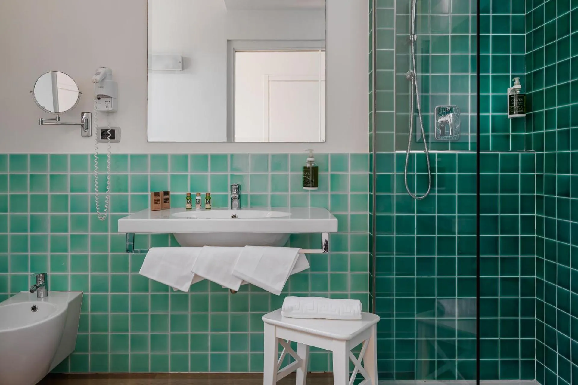 Shower in Hotel Giardino Suites&Spa