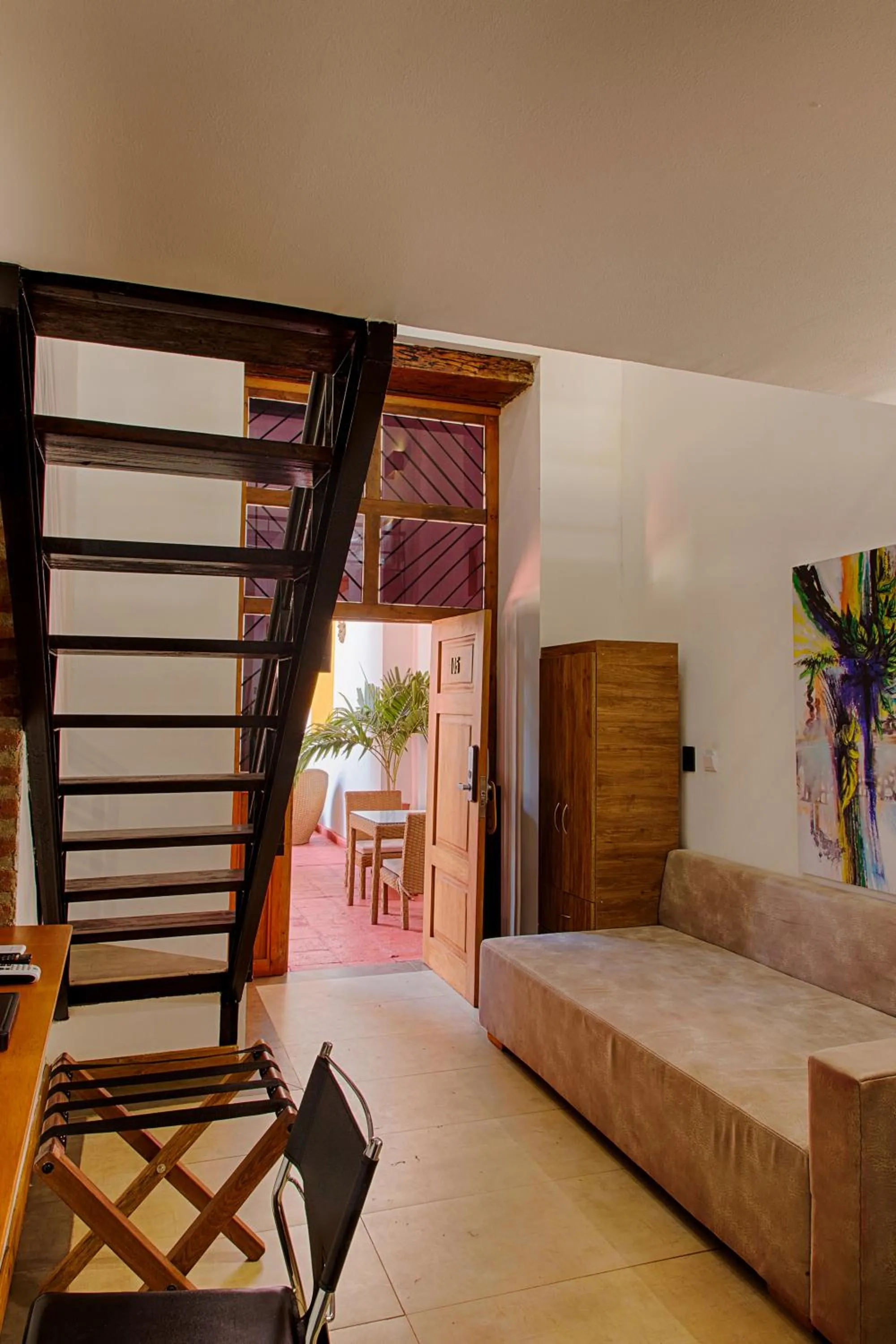 Living room, Bed in Hotel Boutique Casa Carolina