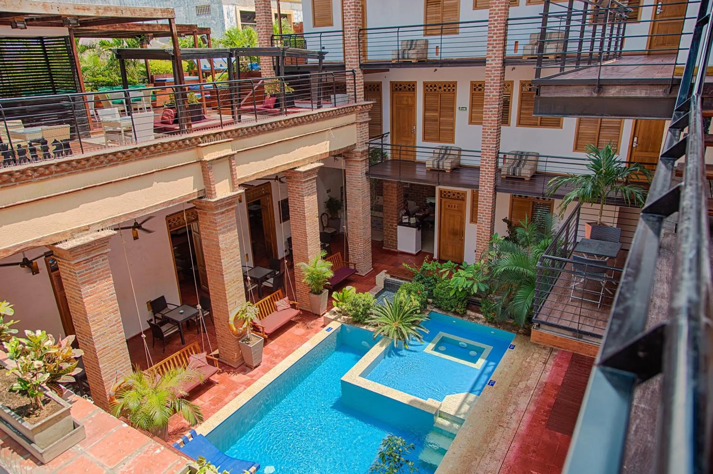 Bird's eye view in Hotel Boutique Casa Carolina