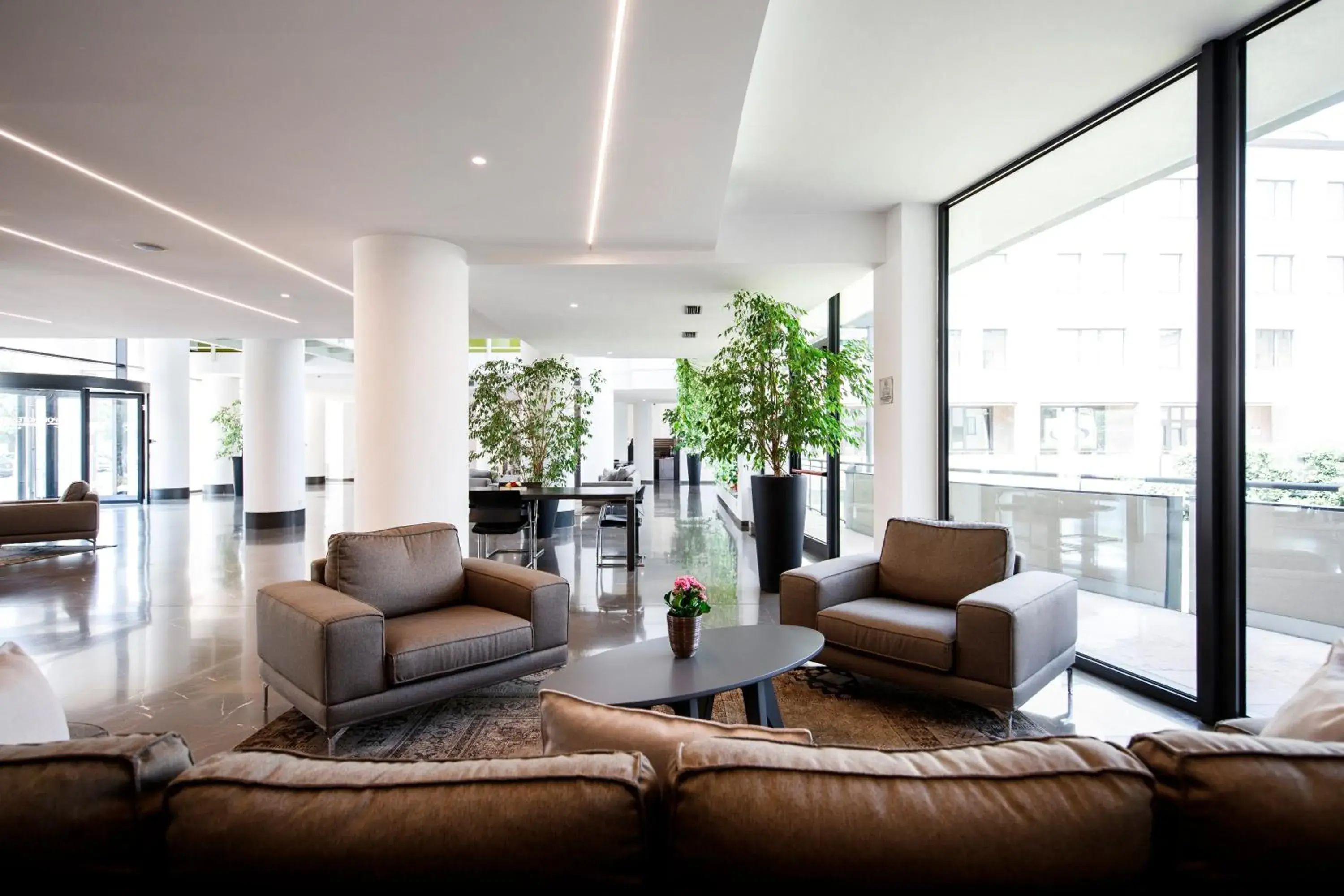 Lobby or reception in Airporthotel Verona Congress & Relax Lobby or reception in Airporthotel Verona Congress & Relax