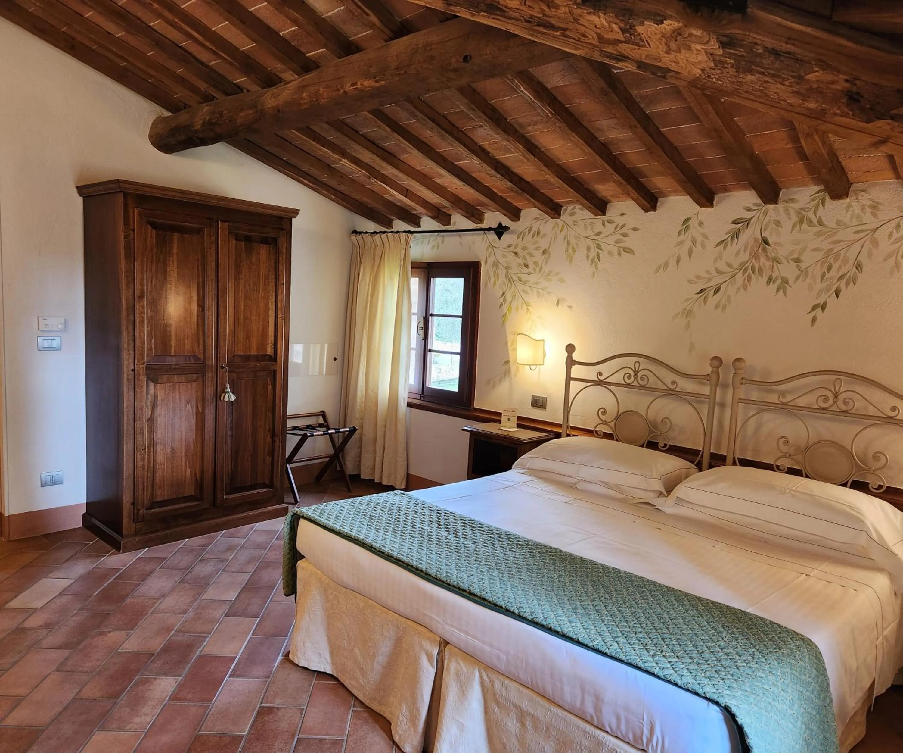 Bed in Villa Curina Resort