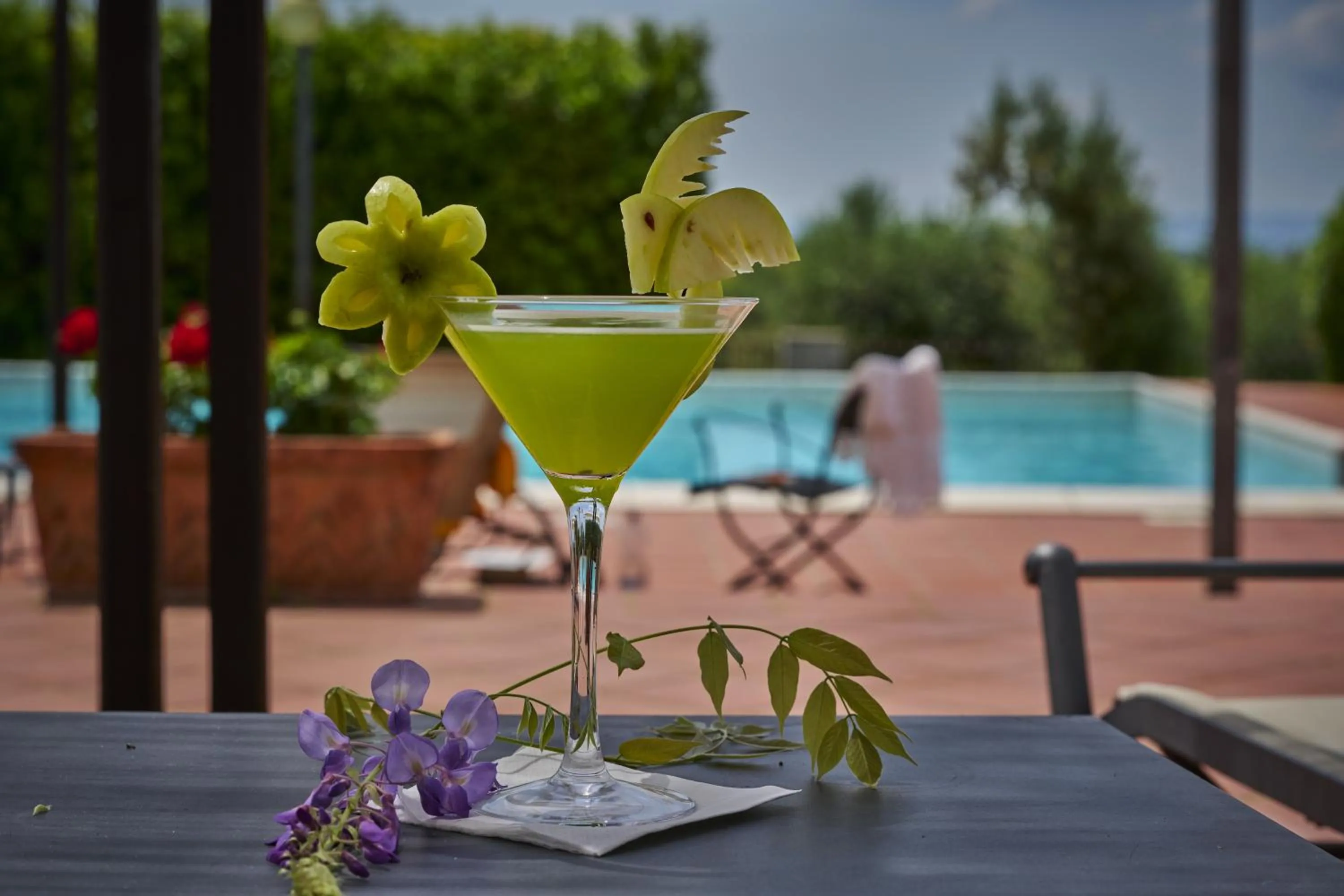 Pool view in Villa Curina Resort