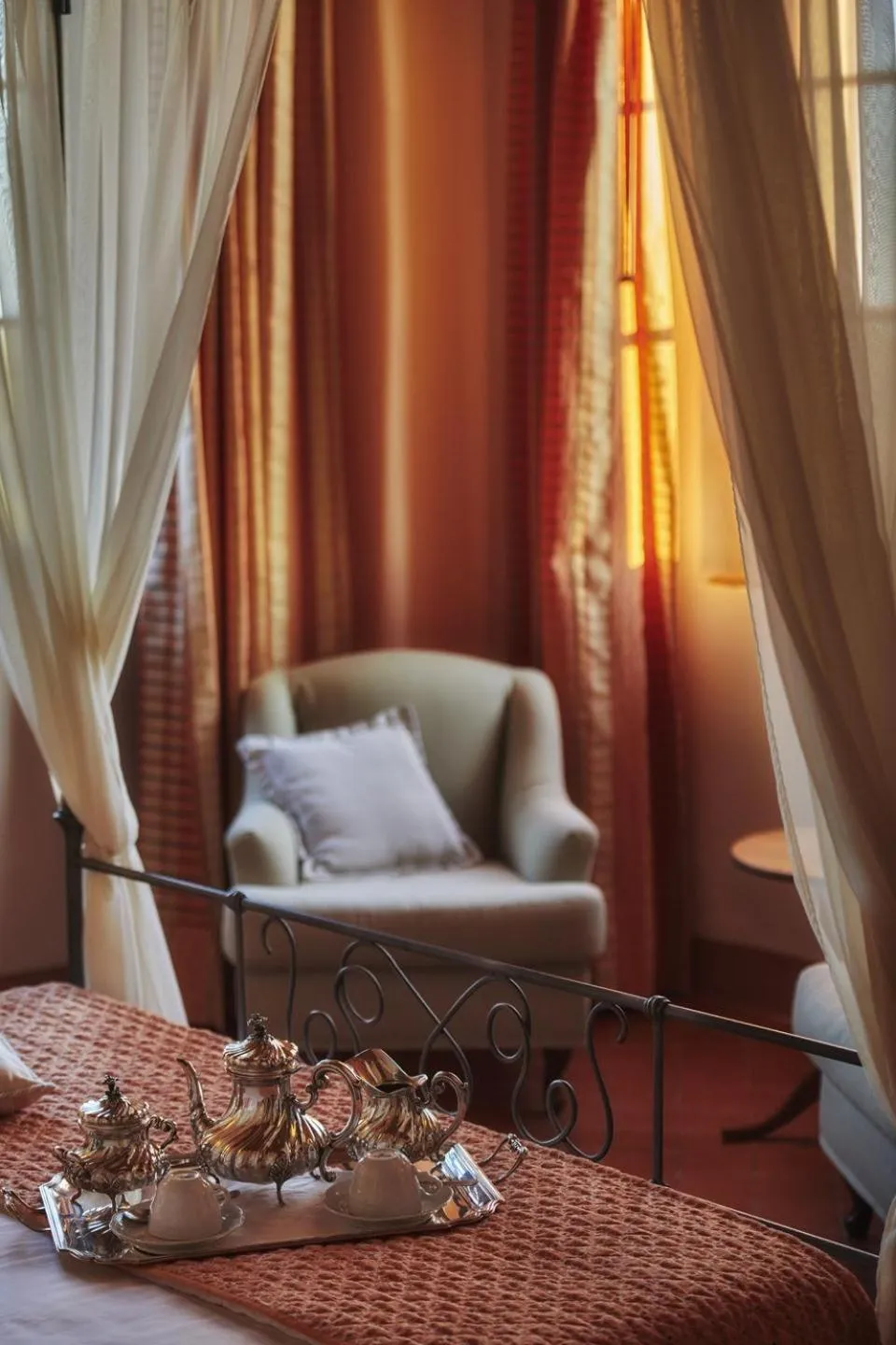 Bed in Villa Curina Resort