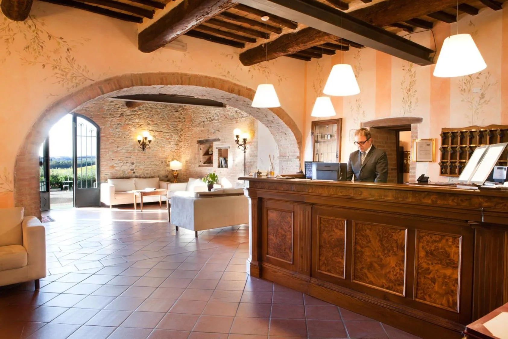 Lobby or reception in Villa Curina Resort