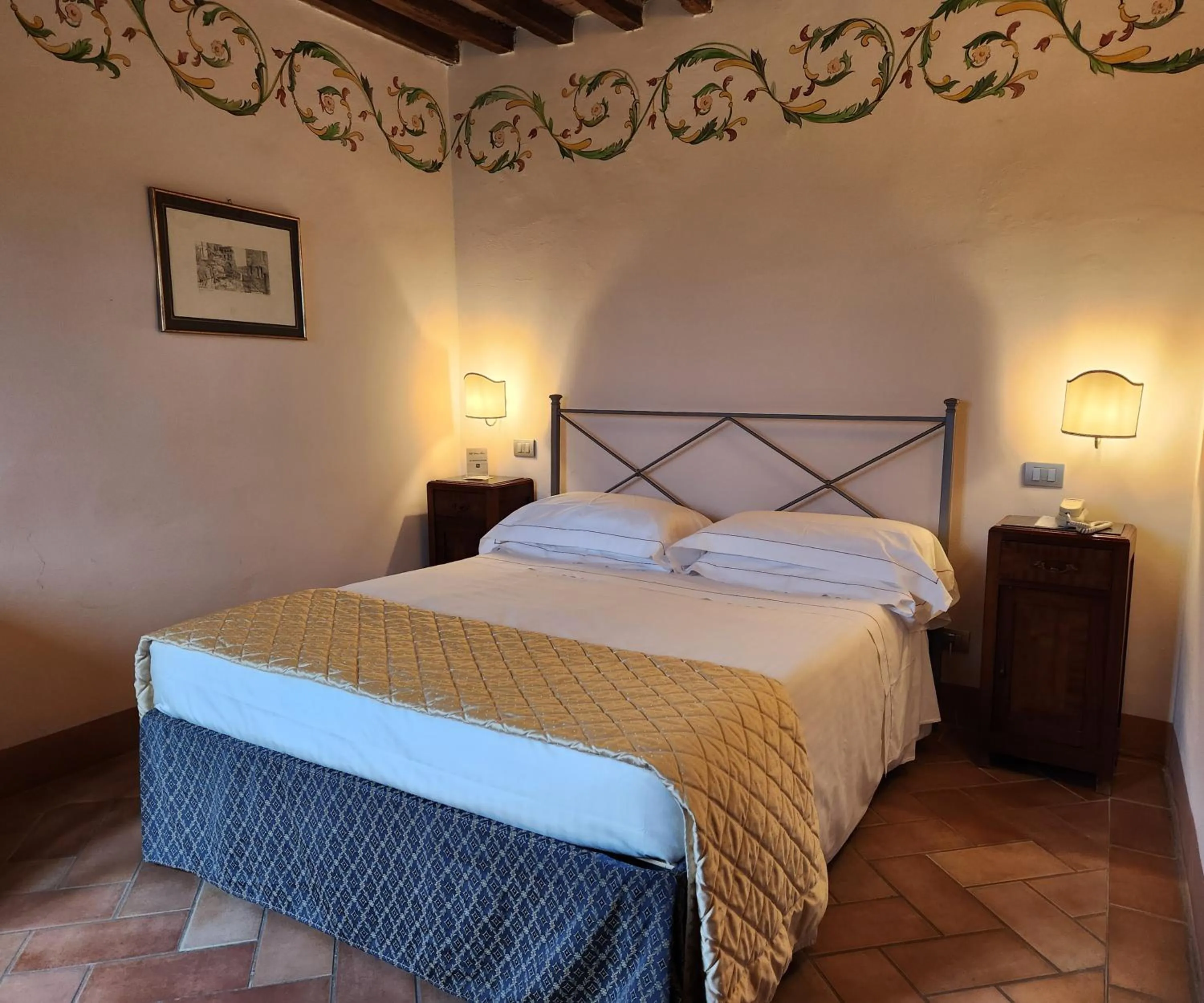 Bed in Villa Curina Resort