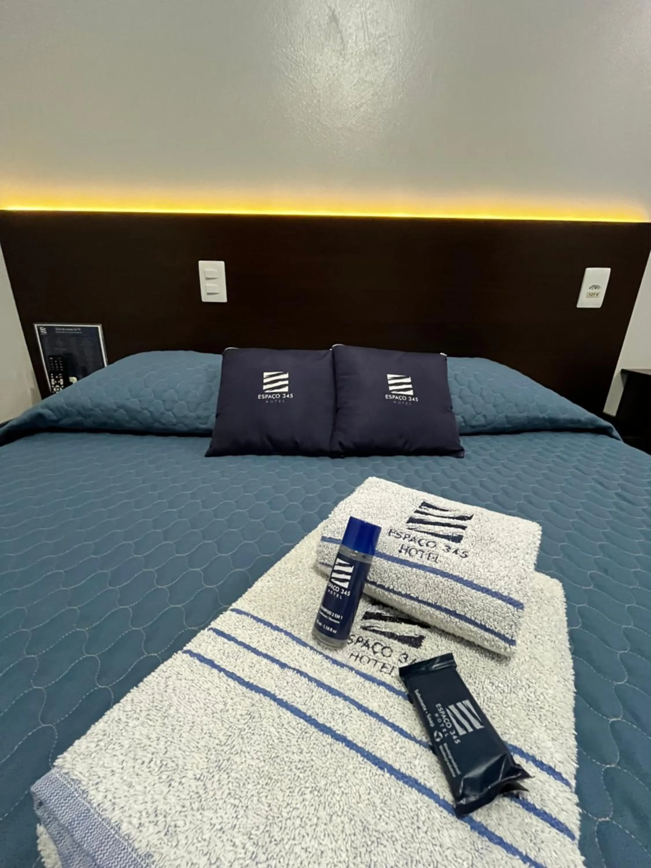 Bed in Espaço 345 Hotel Paulinia - Próximo Theatro Municipal