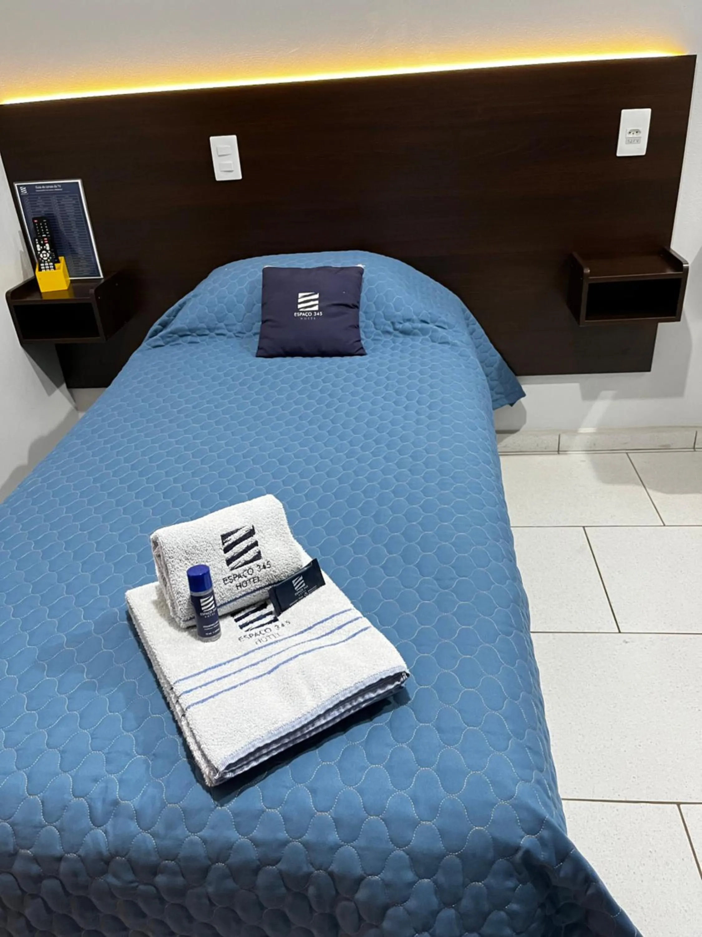 Bed in Espaço 345 Hotel Paulinia - Próximo Theatro Municipal