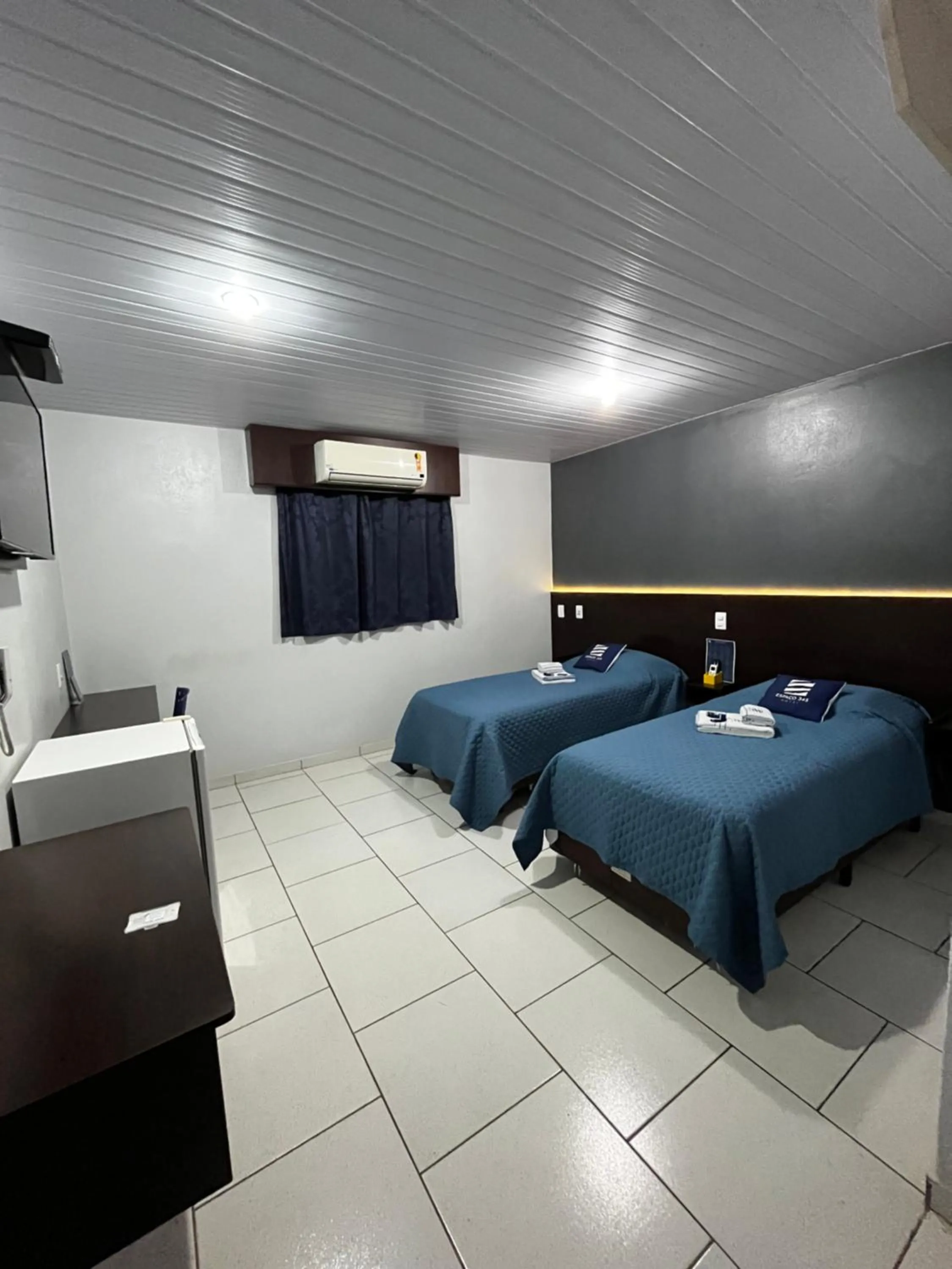 Bed in Espaço 345 Hotel Paulinia - Próximo Theatro Municipal