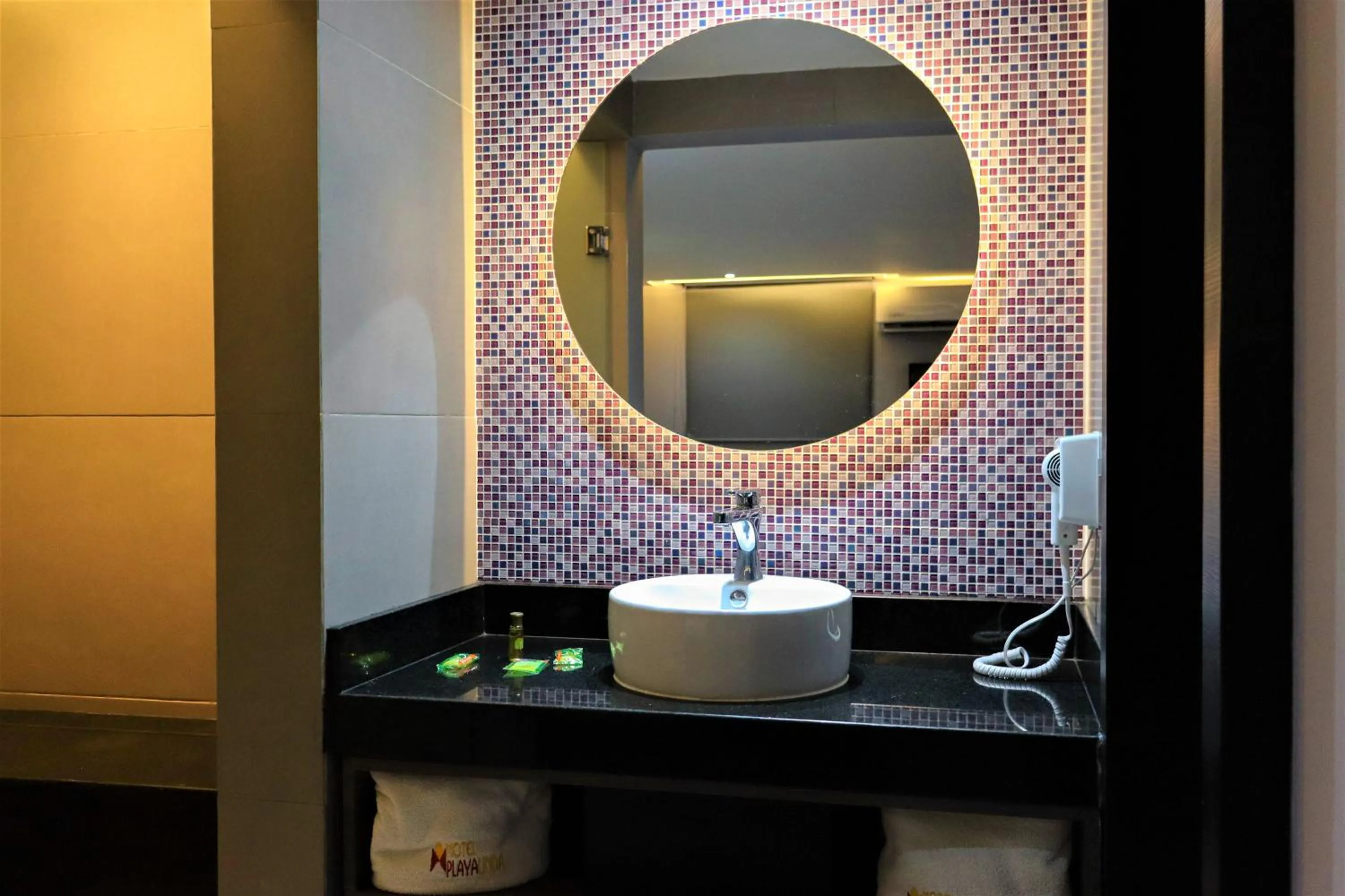 Bathroom in Auto-Hotel Playa Linda