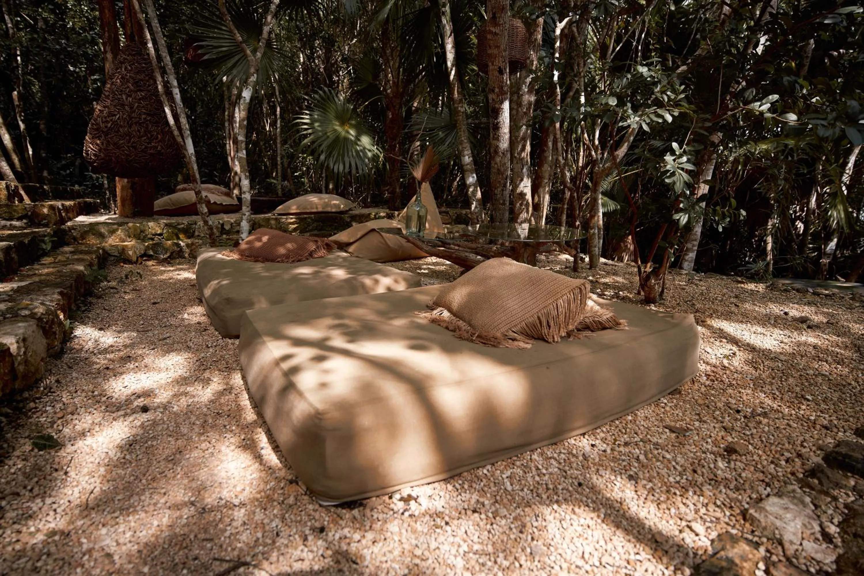 Garden in Kapok Bacalar - Plant Based Hotel