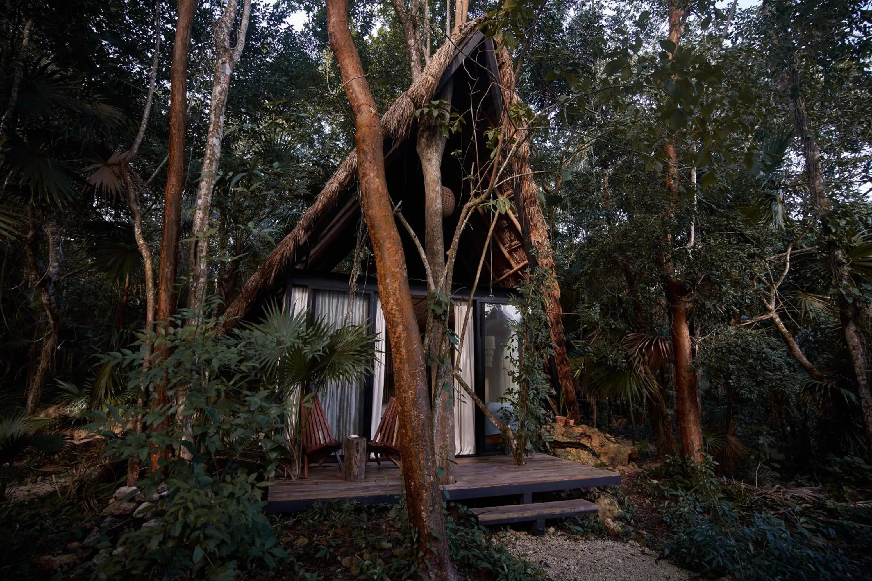 Natural landscape in Kapok Bacalar - Plant Based Hotel