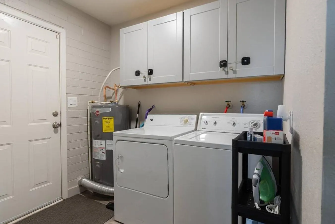 washing machine in Spacious 2BR Condo, Steps to Downtown Gilbert, King Bed & Laundry