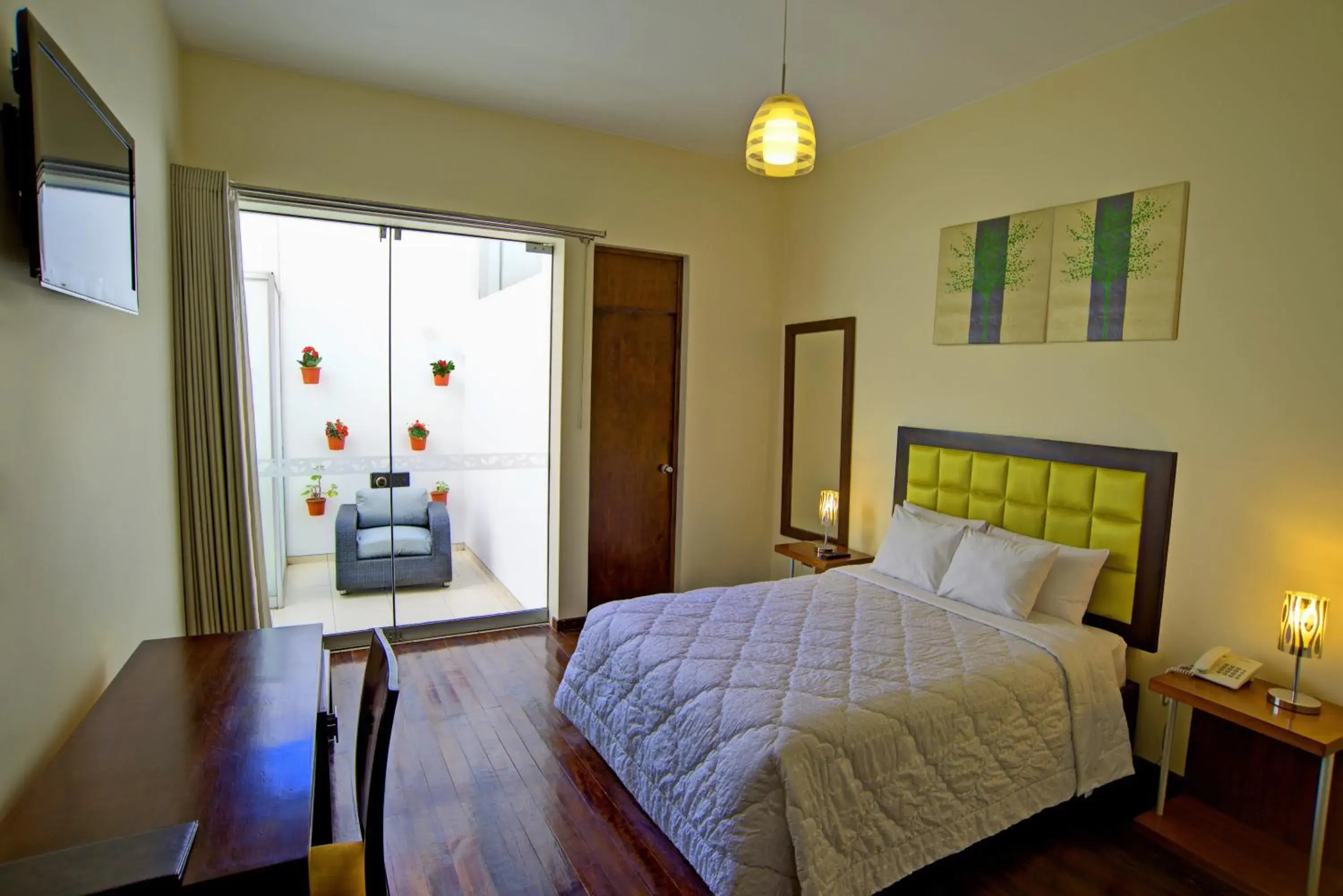 Patio, Bed in Mint Hotel Patio, Bed in Mint Hotel