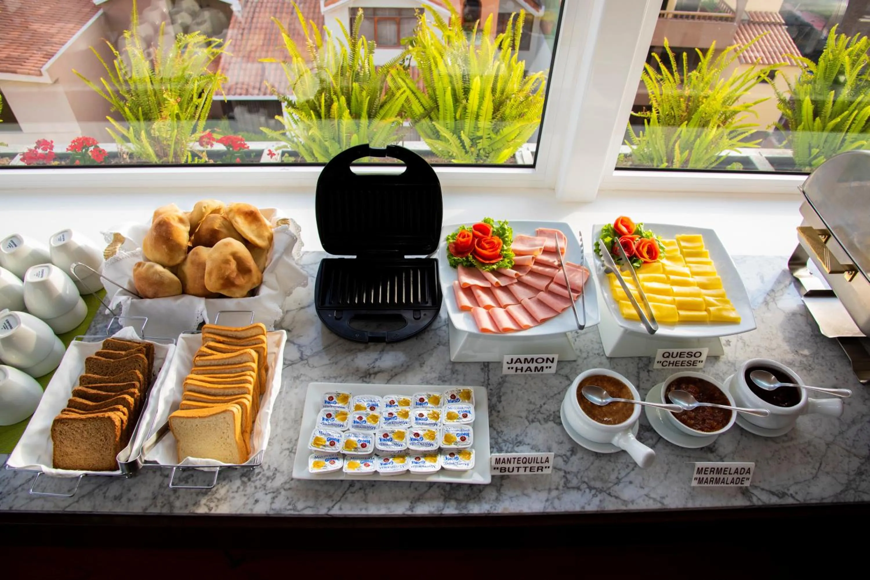 Buffet breakfast in Mint Hotel