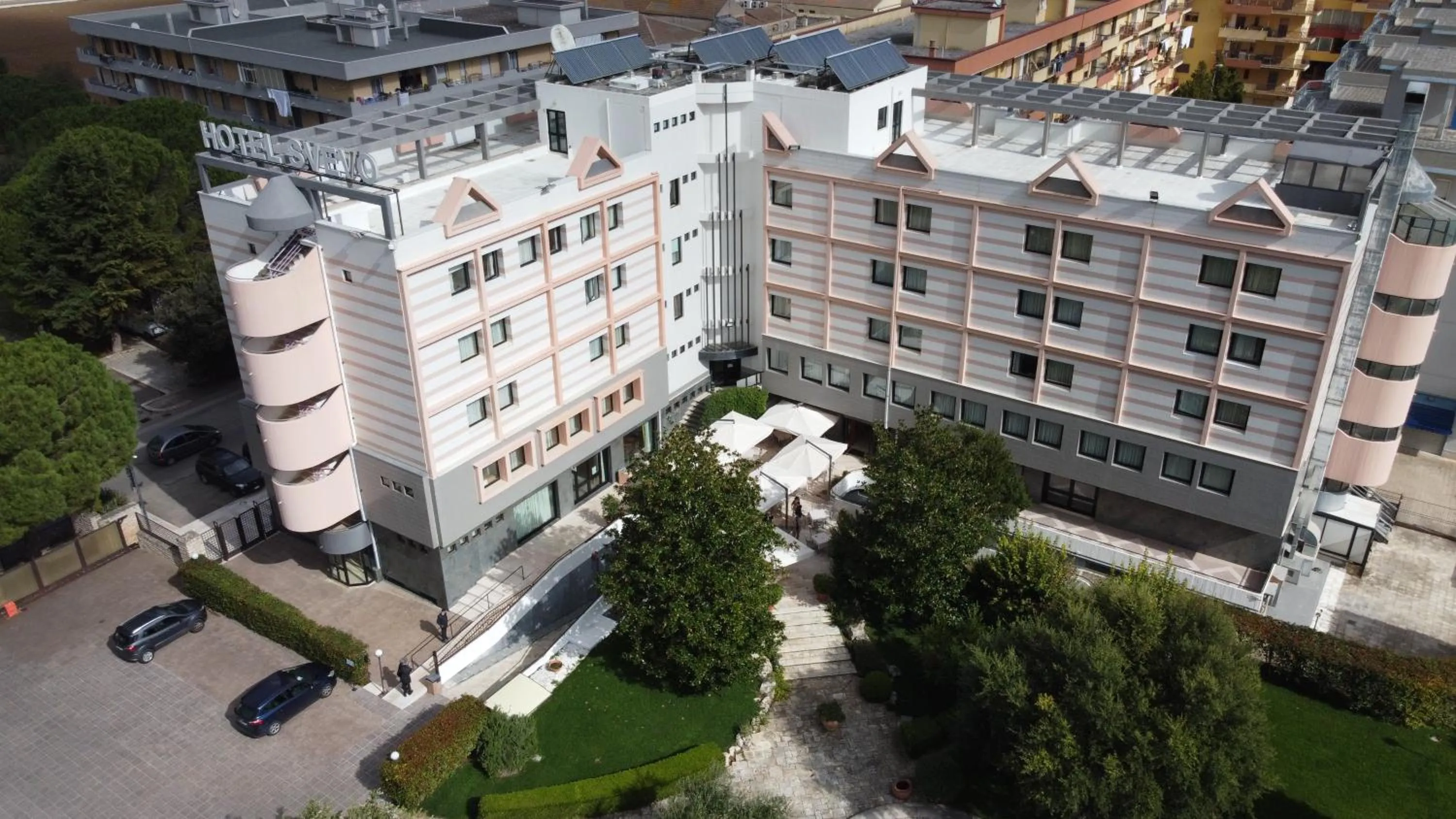 Bird's eye view in Hotel Svevo