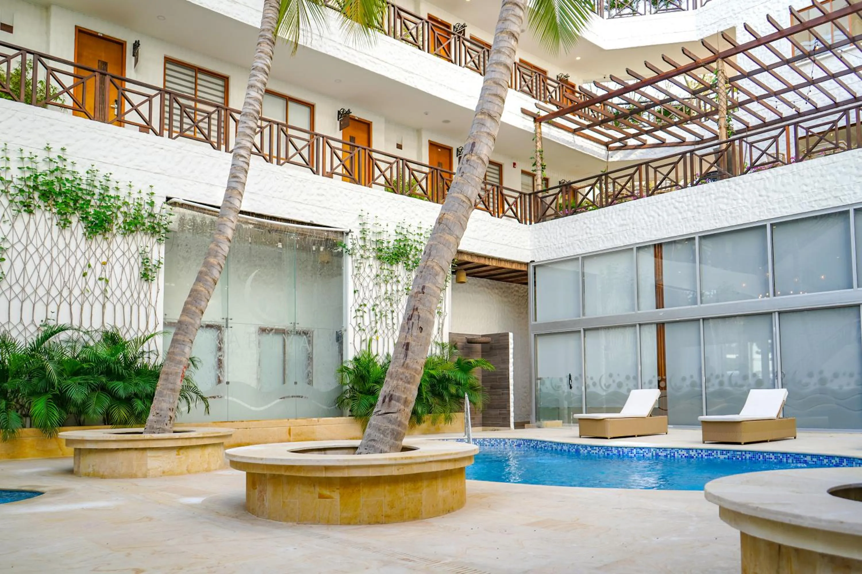 Pool view in HOTEL KARAYA DIVE RESORT