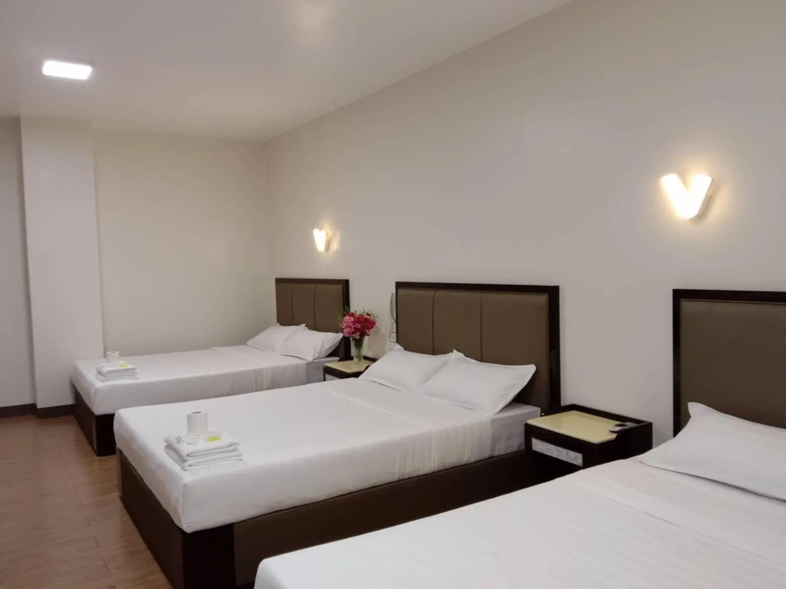 Bed in Meaco Royal Hotel- Lucena