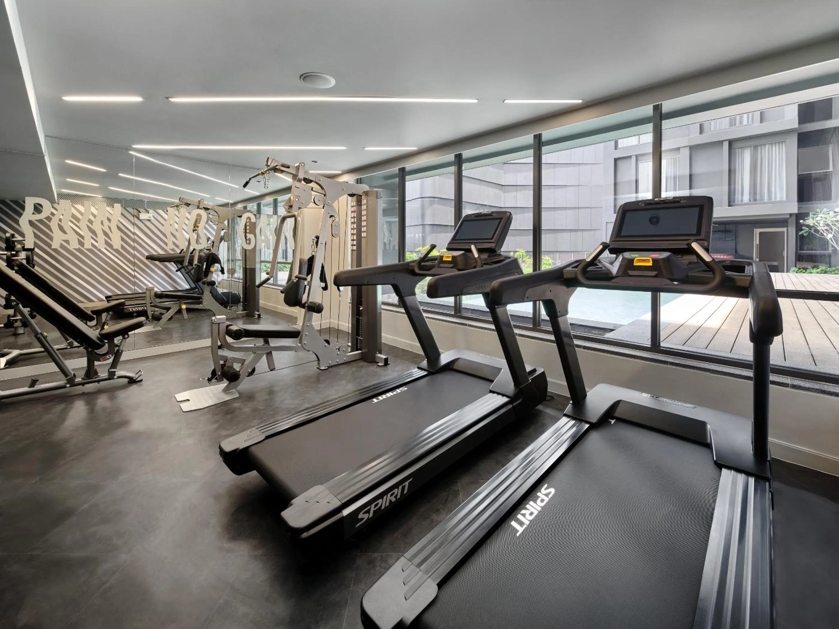 Fitness centre/facilities in Oakwood Studios Sukhumvit Bangkok