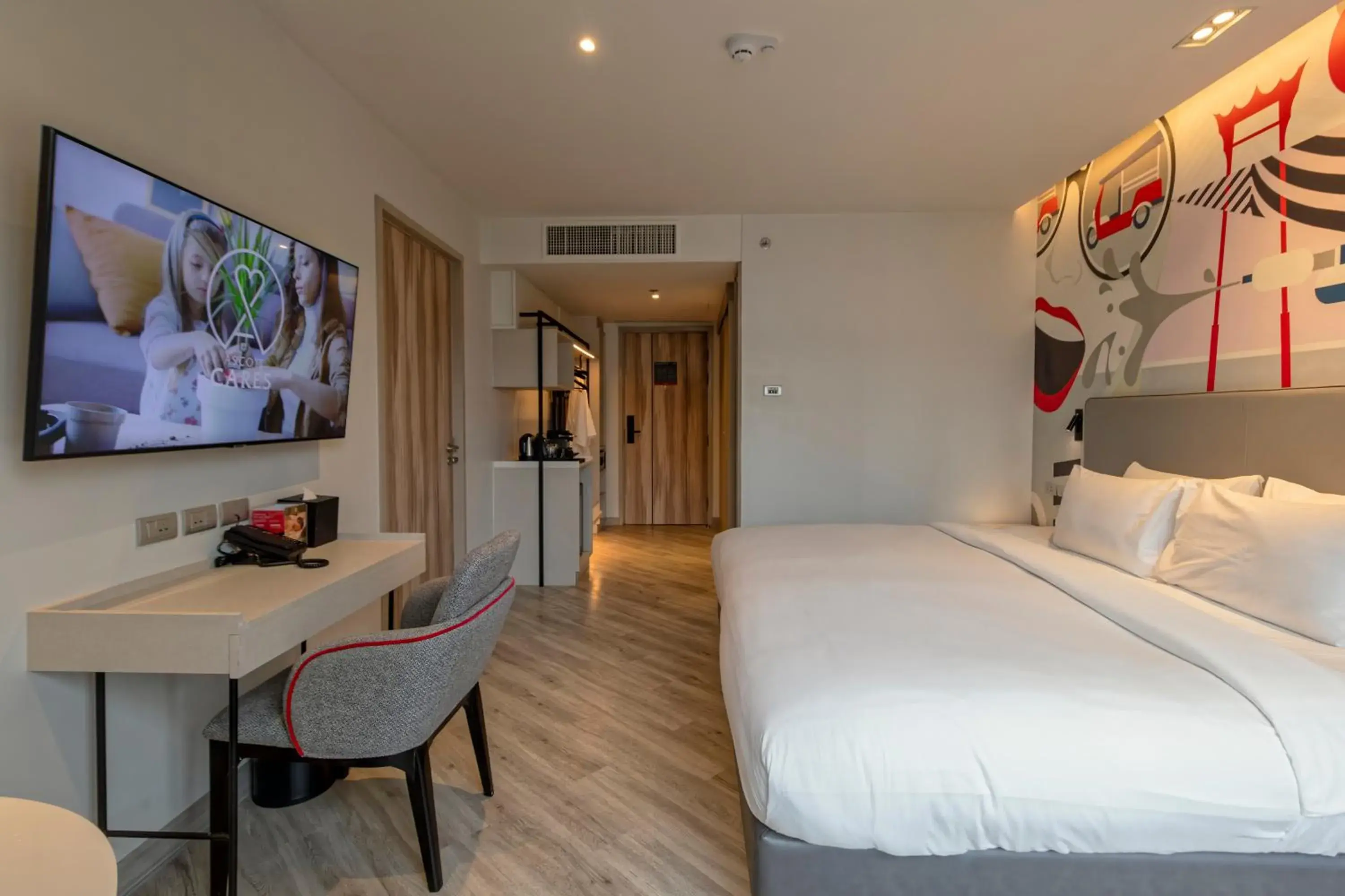 Bedroom, Bed in Oakwood Studios Sukhumvit Bangkok Bedroom, Bed in Oakwood Studios Sukhumvit Bangkok