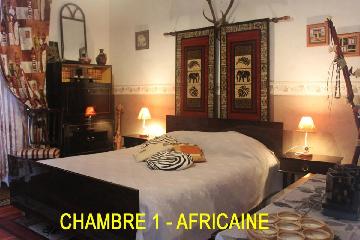 Bed in Chez Martine et Bernard