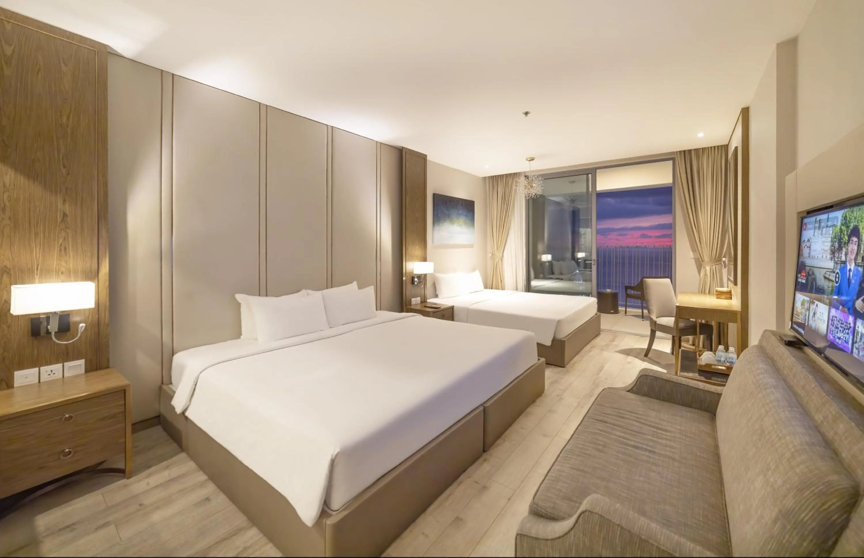 Bed in LYN Premier Studio Panorama Nha Trang