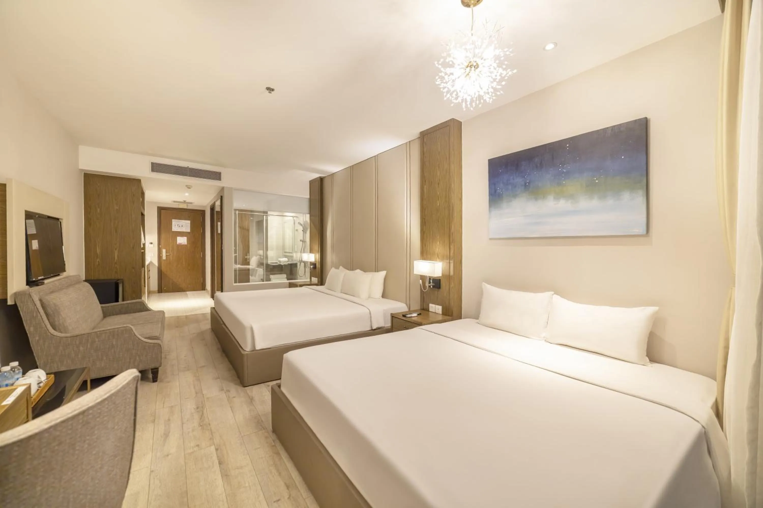 Bed in LYN Premier Studio Panorama Nha Trang