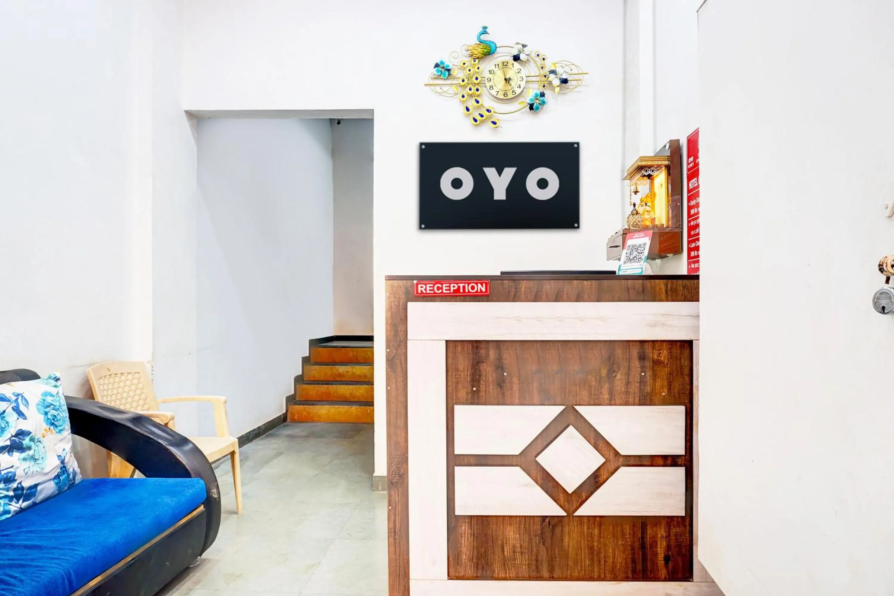 Lobby or reception in Hotel O Jaihind Building