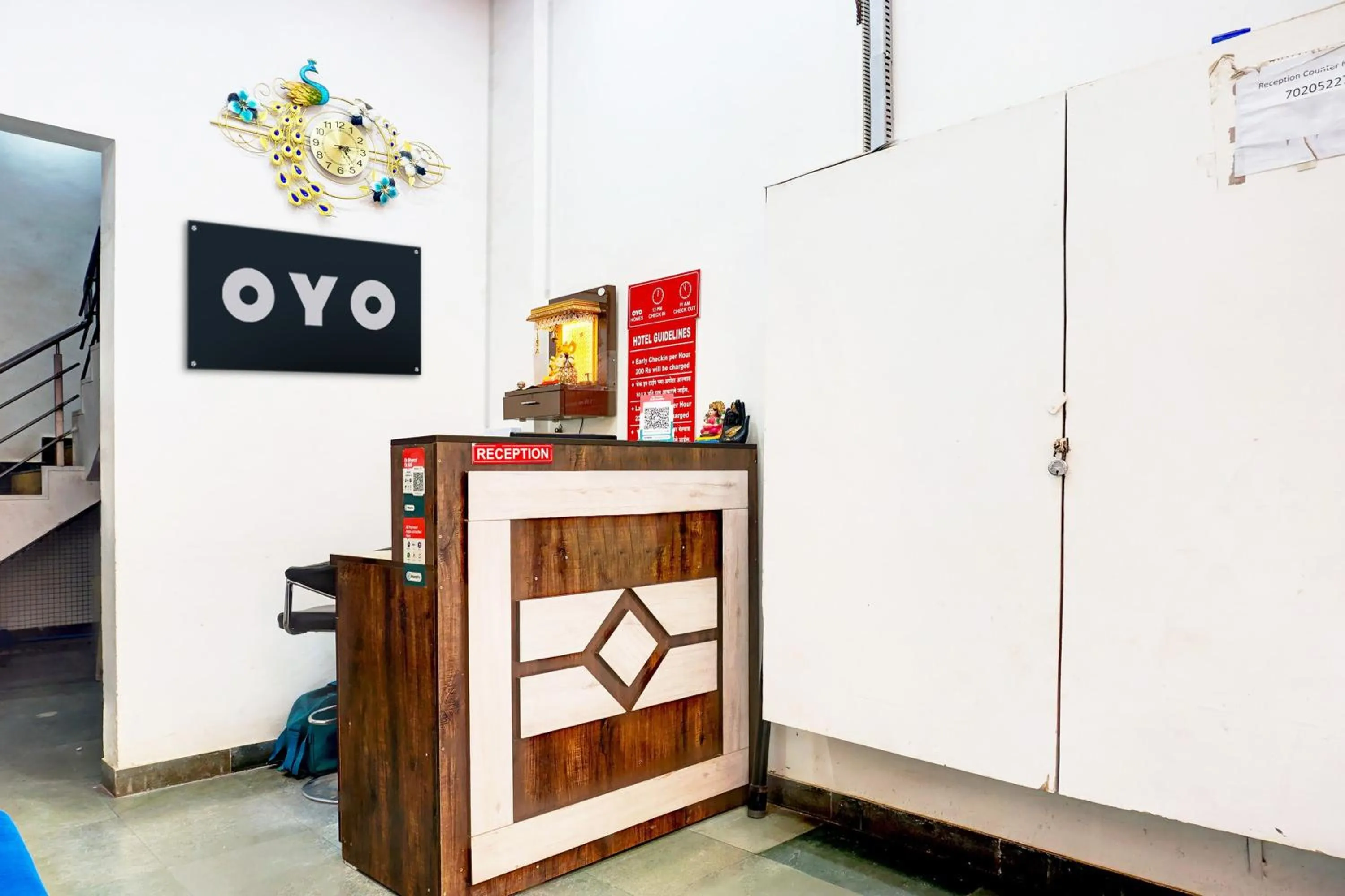 Lobby or reception in Hotel O Jaihind Building