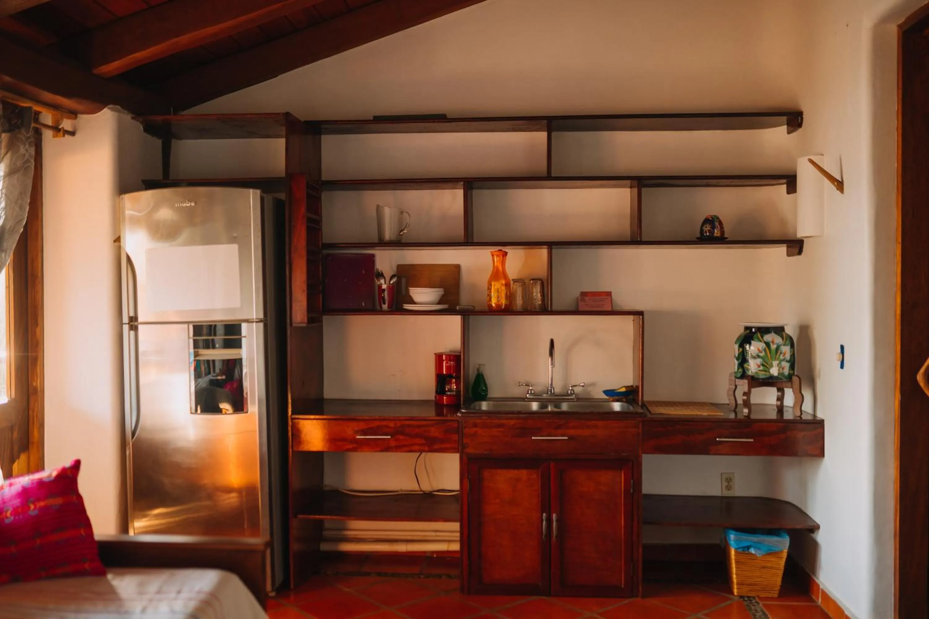 Kitchen or kitchenette in Tres Mujeres Hotel