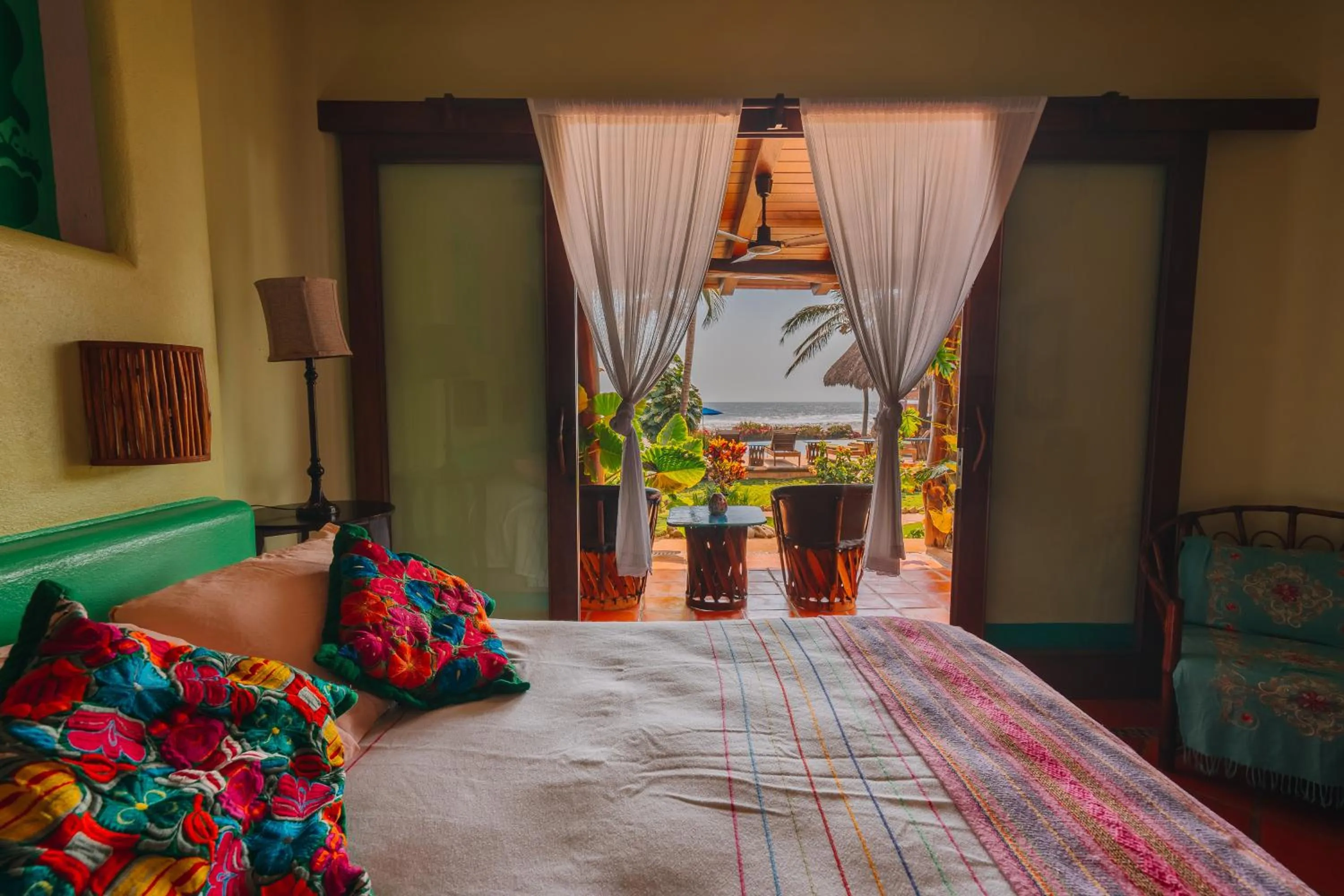 Bed in Tres Mujeres Hotel