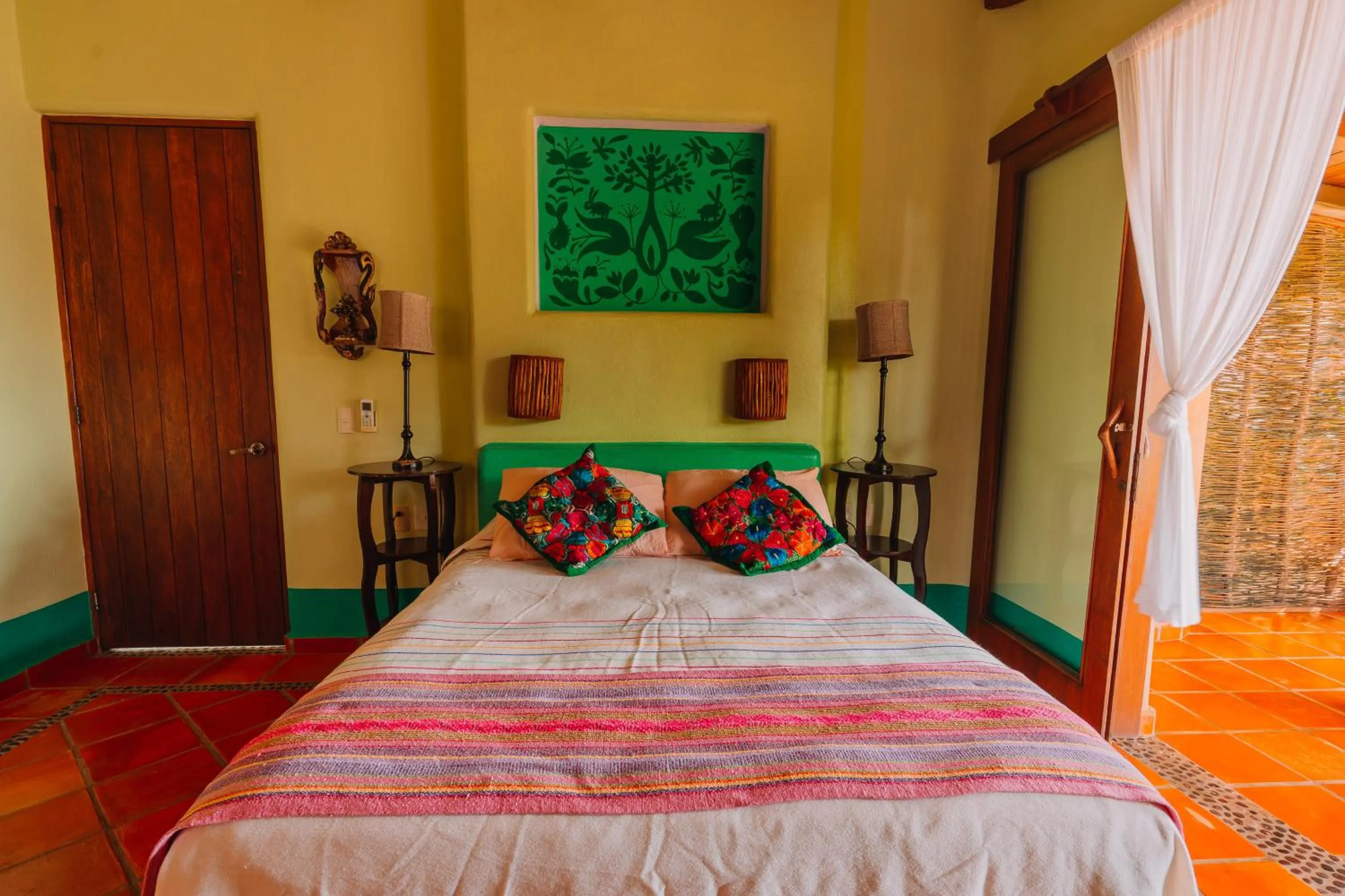 Bed in Tres Mujeres Hotel