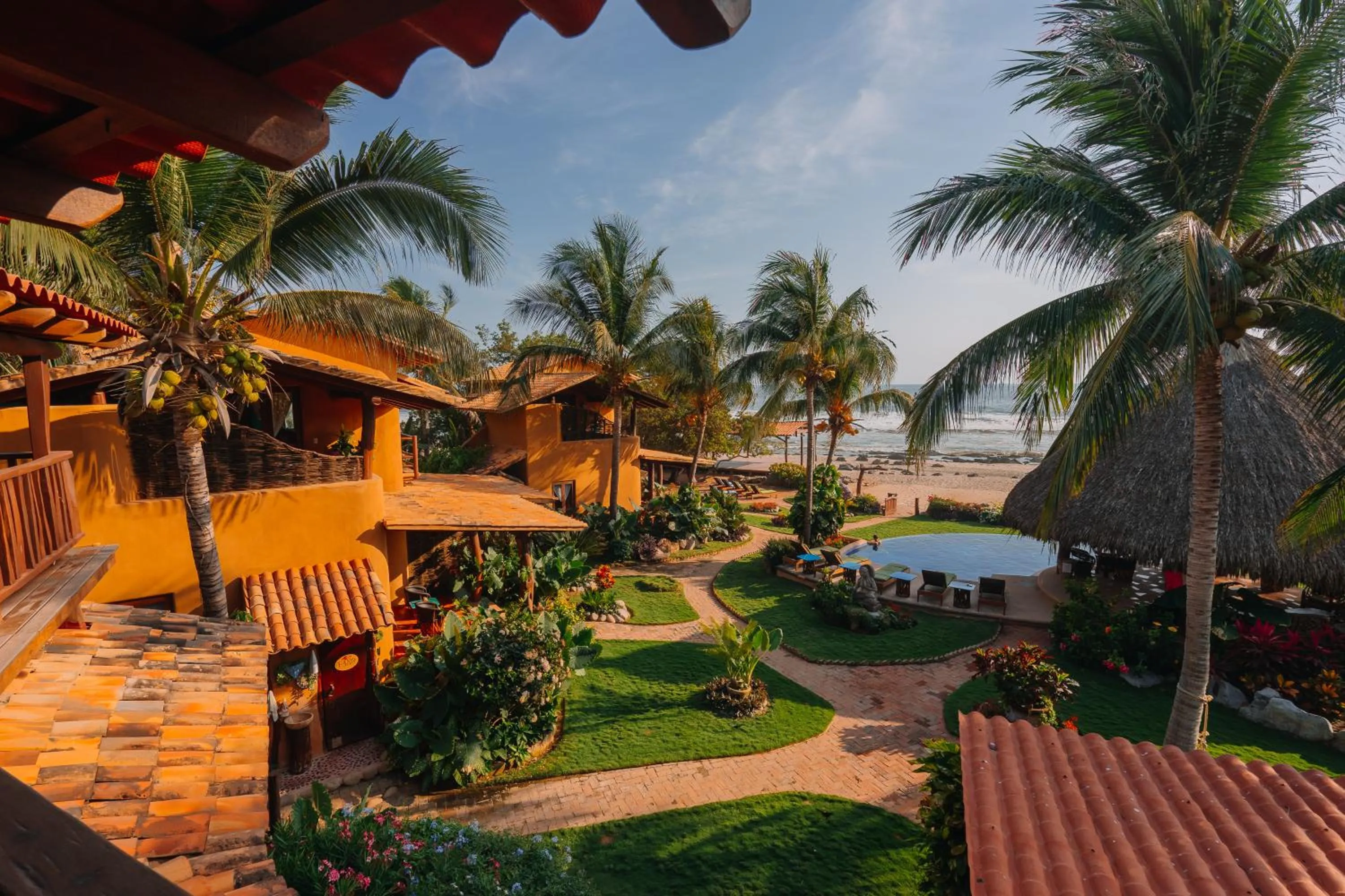 Garden view in Tres Mujeres Hotel